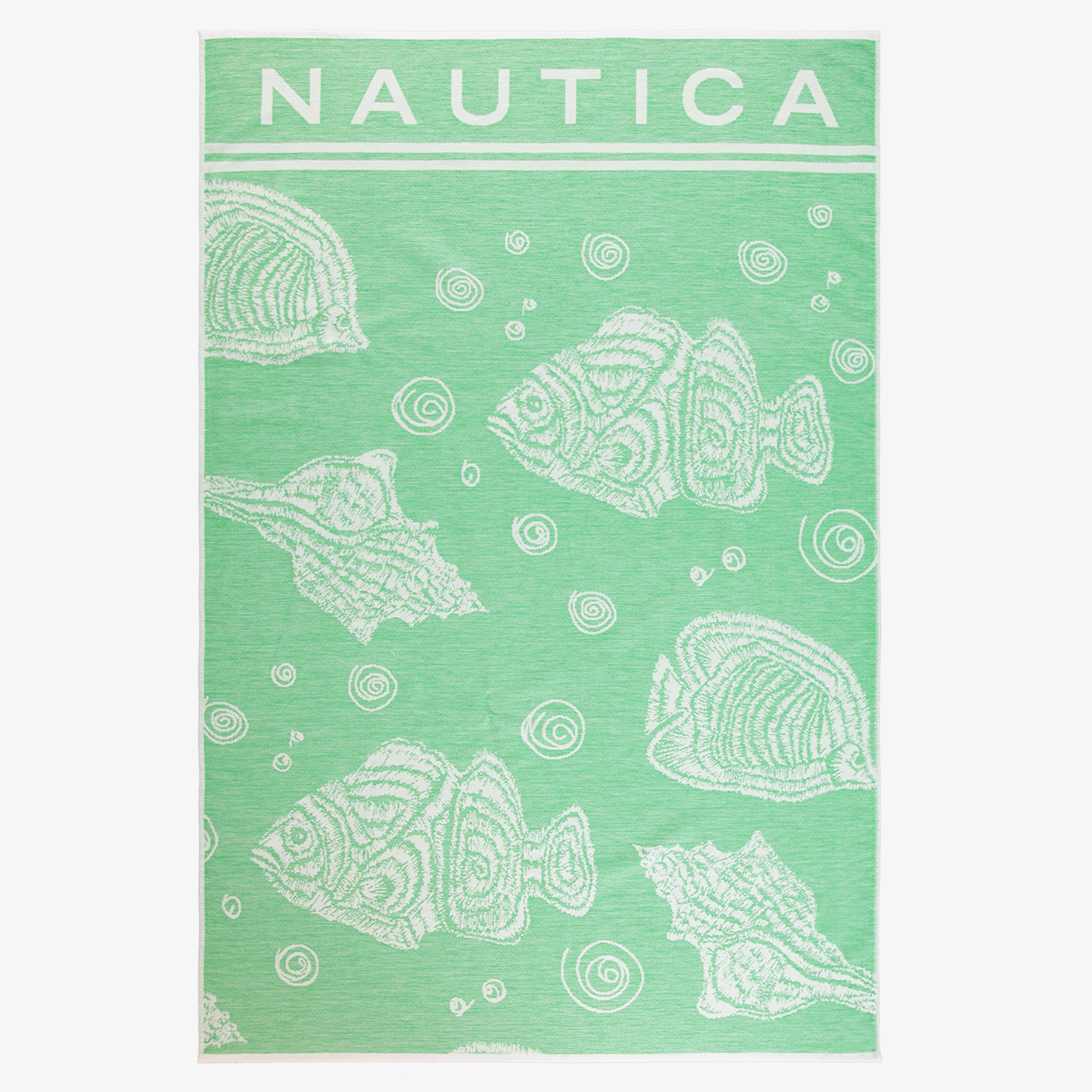 Nautica Unisex Kırmızı Desenli Havlu