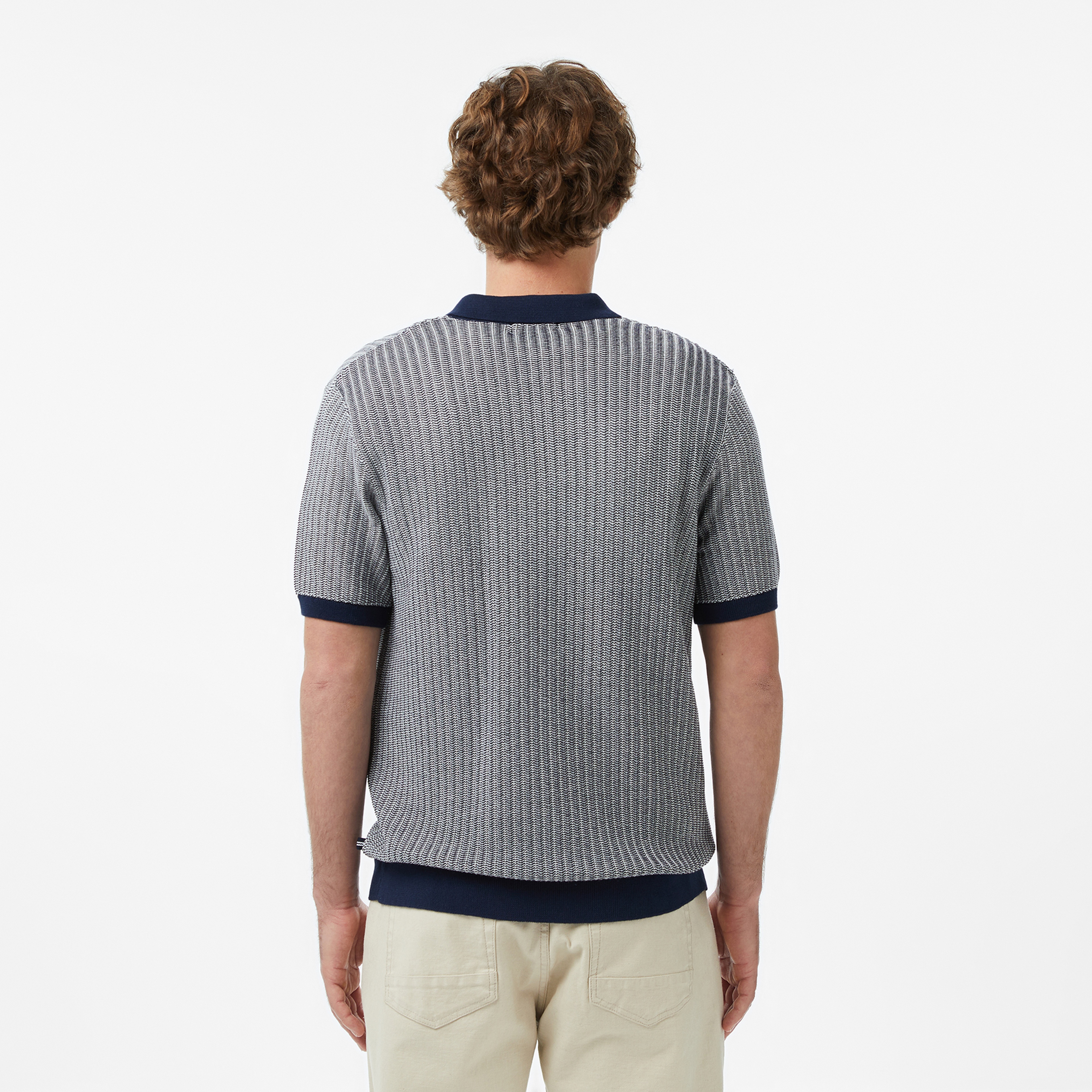 Nautica Erkek Lacivert Regular Fit Kısa Kollu Triko