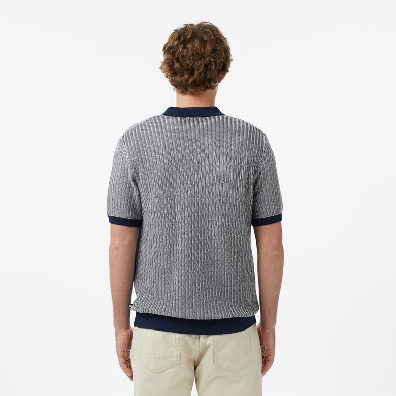 Nautica Erkek Lacivert Regular Fit Kısa Kollu Triko