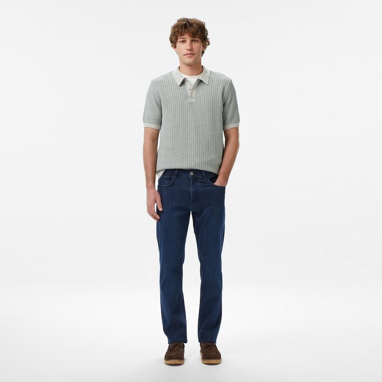 Nautica Erkek Gri Regular Fit Kısa Kollu Triko