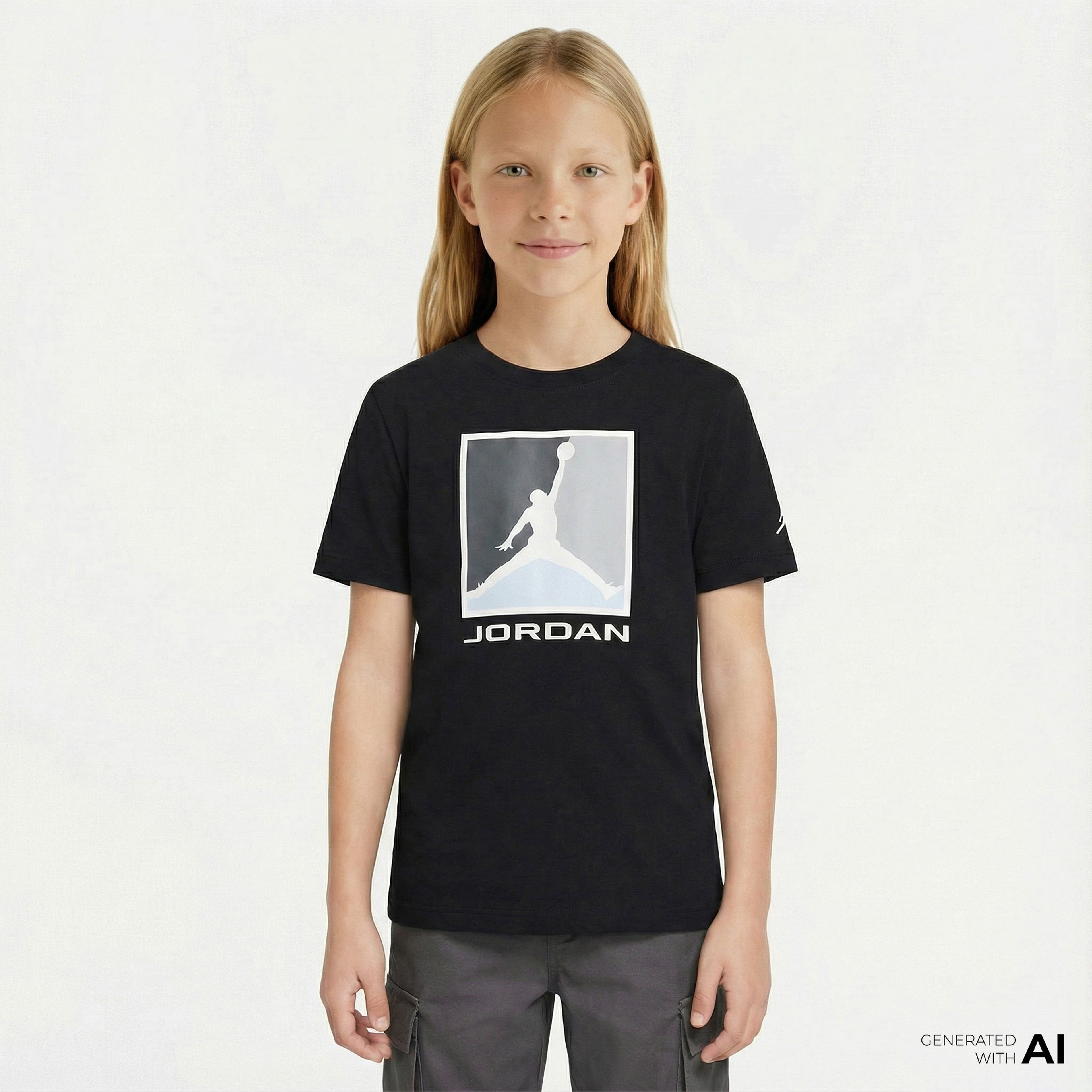Jordan Flight Essential 3.0 Çocuk Siyah T-Shirt
