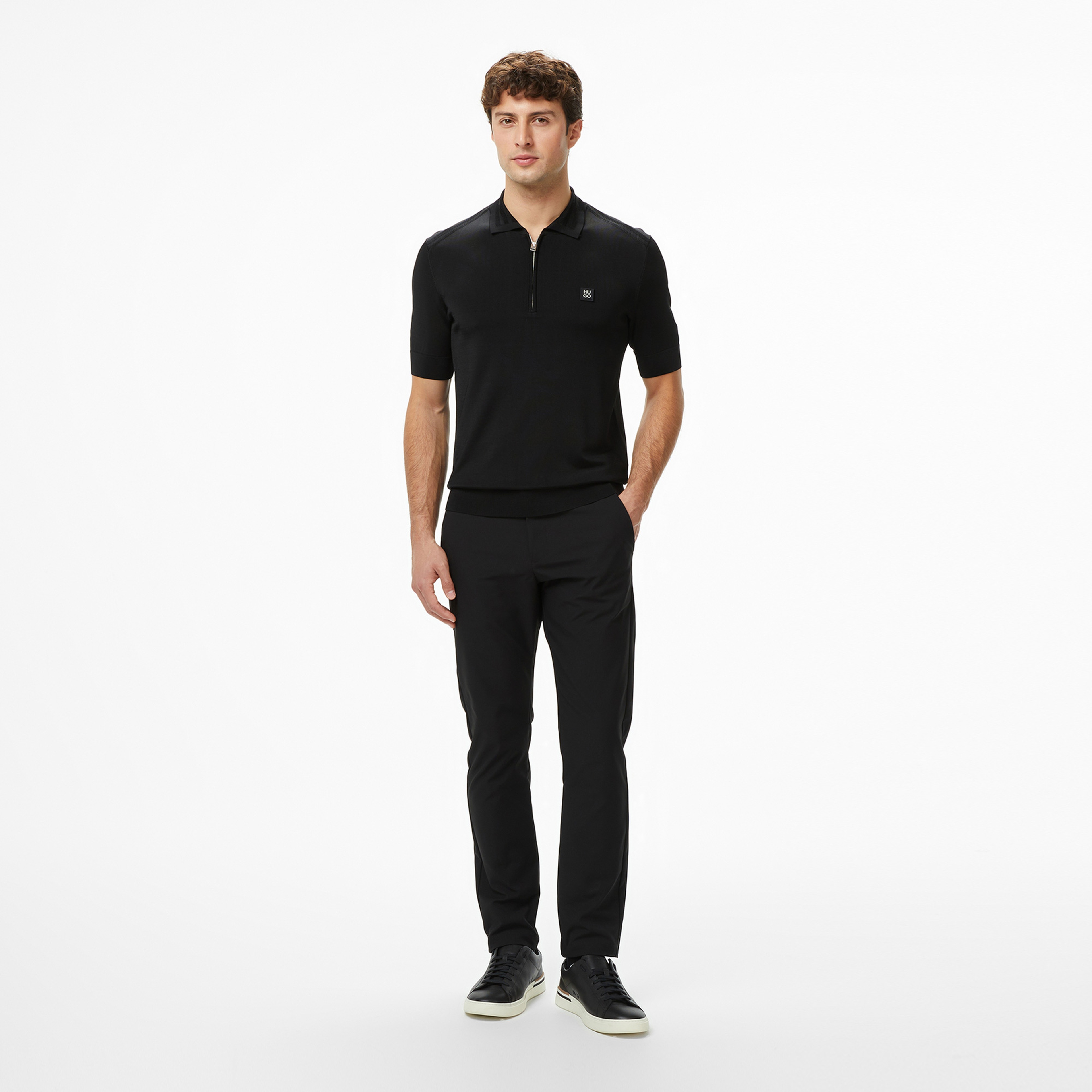 Hugo Sayfong Erkek Siyah Triko