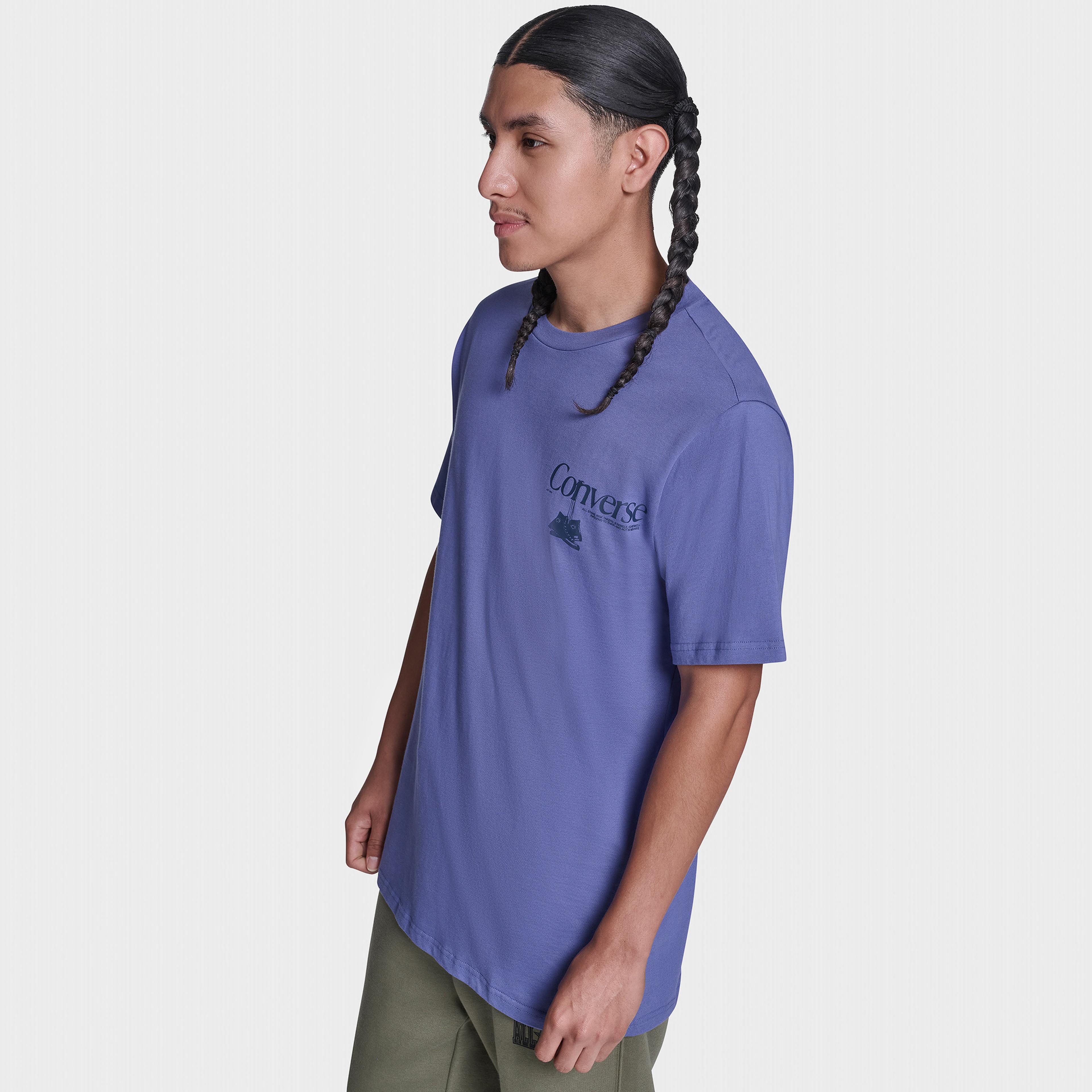 Converse Erkek Mor T-Shirt