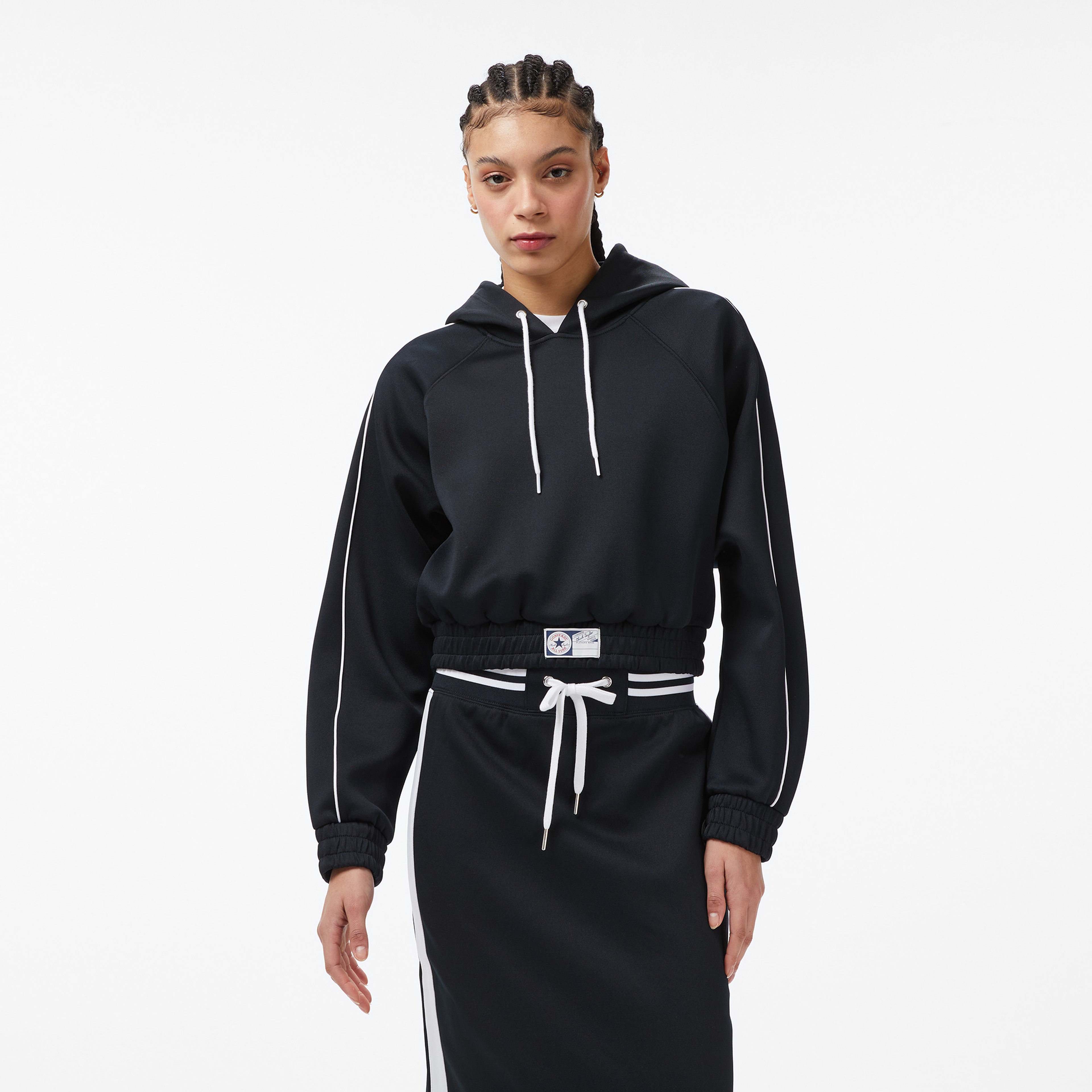 Converse Kadın Siyah Hoodie