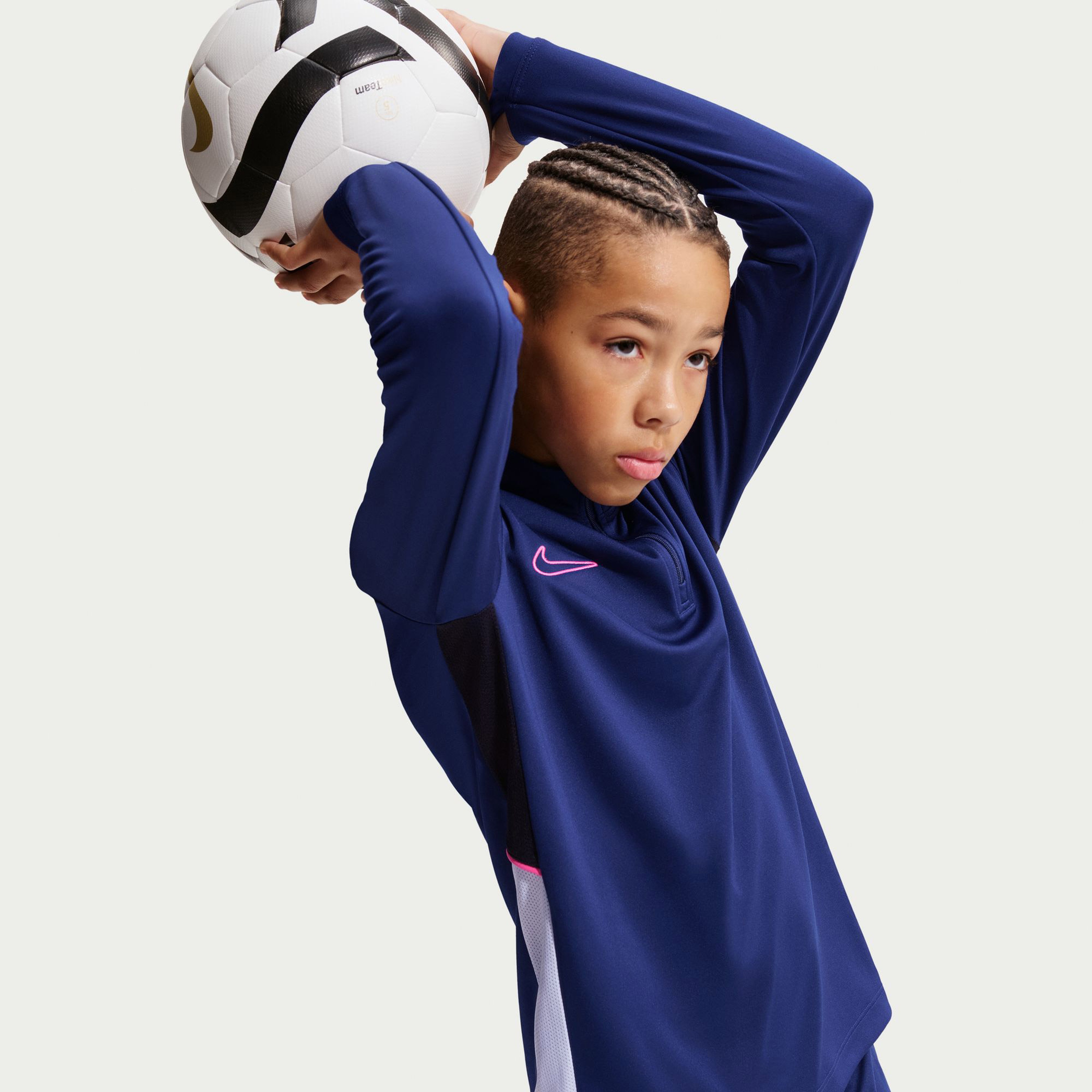 Nike Academy Çocuk Mavi Futbol Sweatshirt