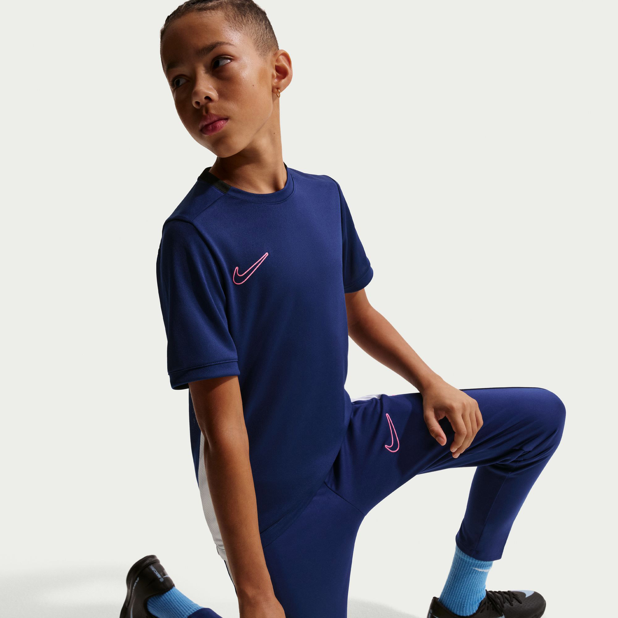 Nike Academy Çocuk Mavi Futbol T-Shirt