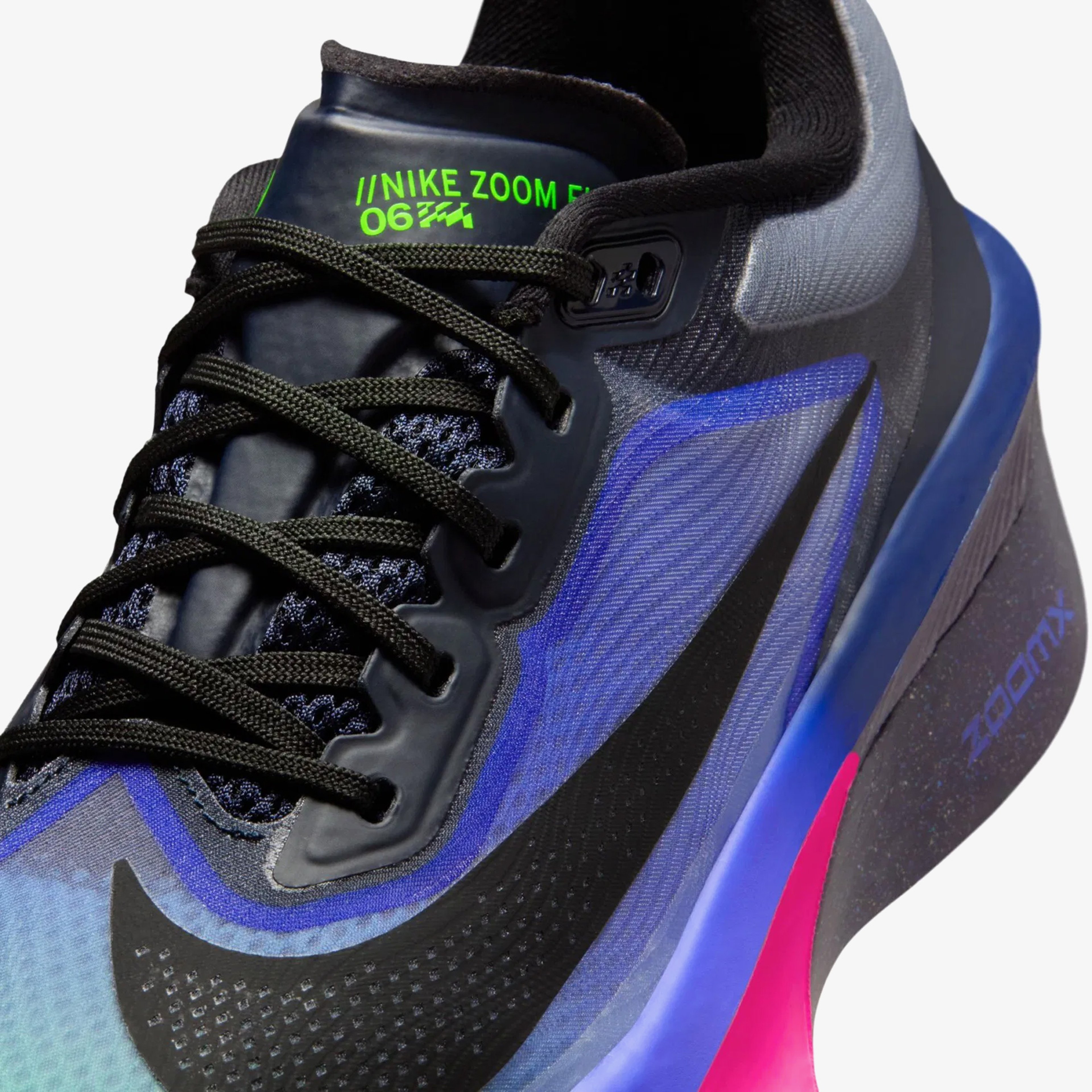 Nike Zoom Fly 6 Glam Kadın Mavi Koşu Ayakkabısı