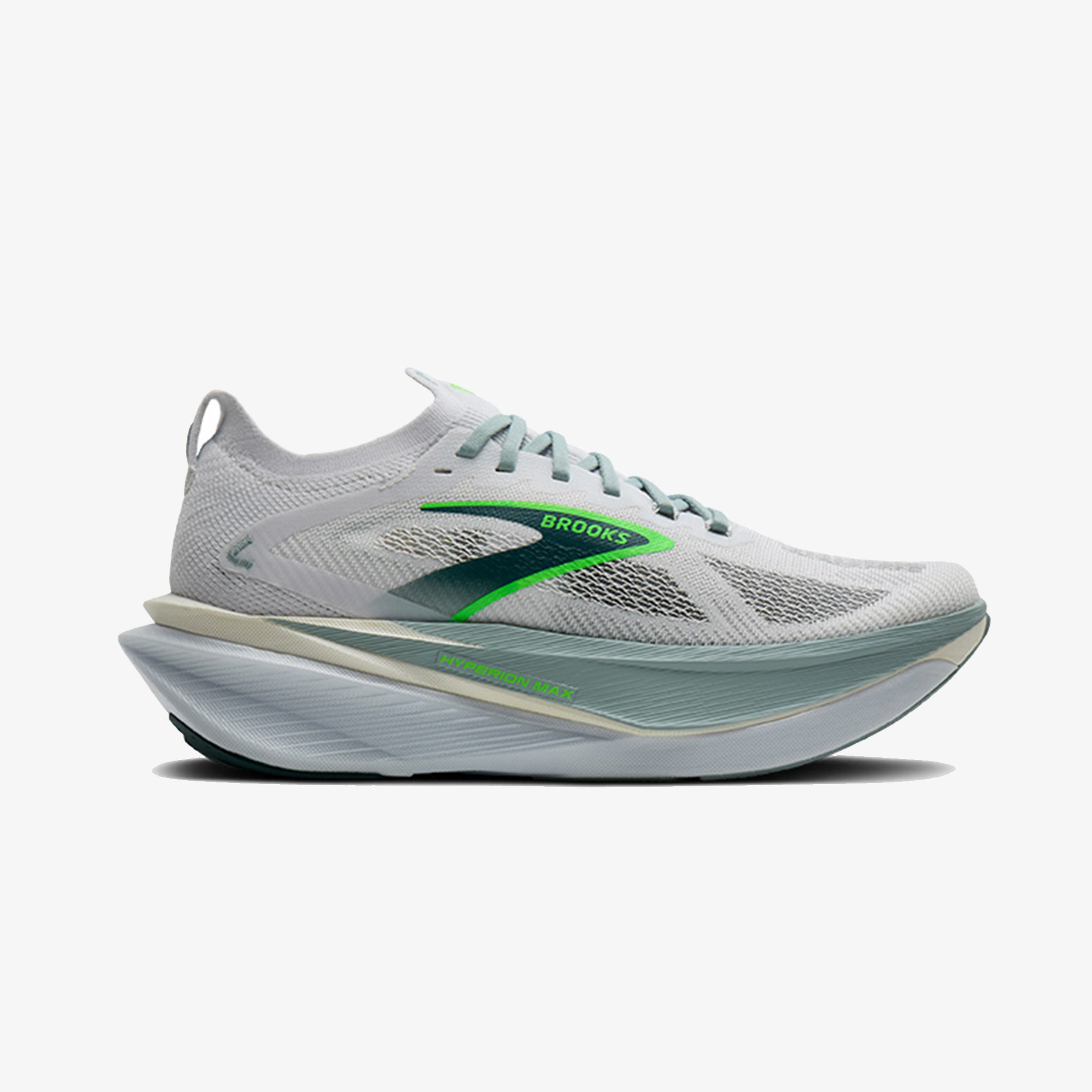 Brooks Hyperion Max 3 Erkek Gri Koşu Ayakkabısı
