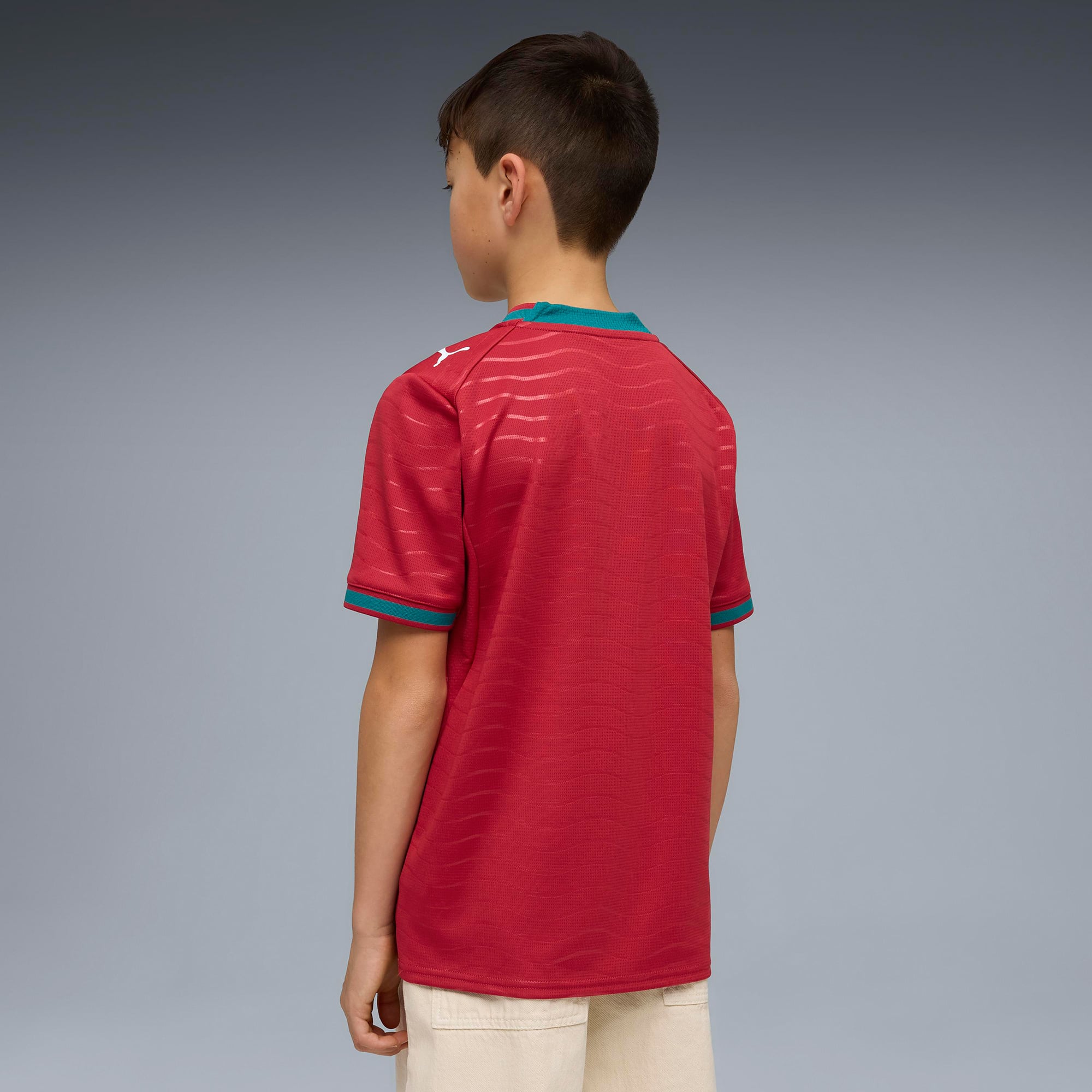 Puma FPF Portugal 2026 Home Çocuk Kırmızı Forma