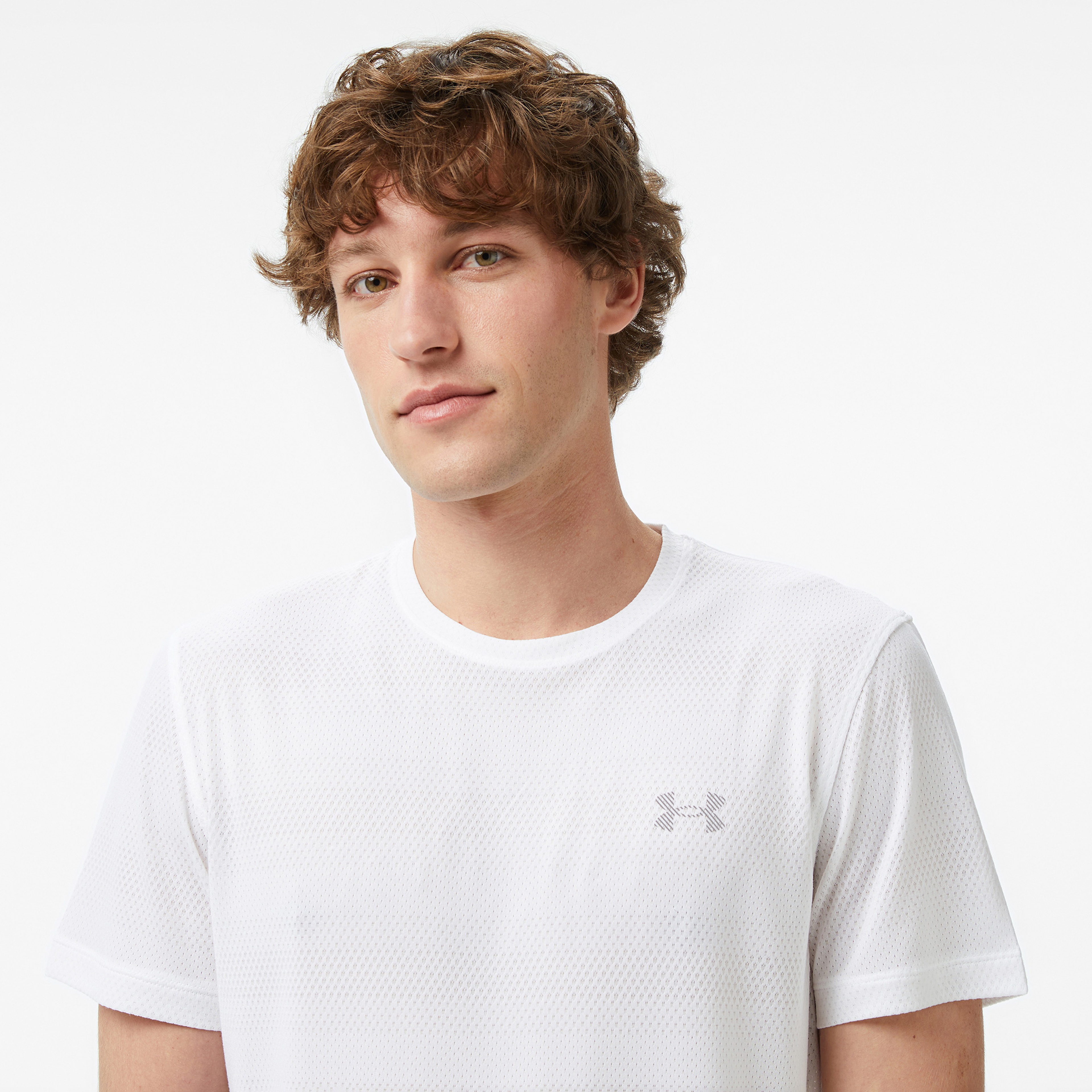 Under Armour Velociti Ss Erkek Beyaz Koşu T-Shirt