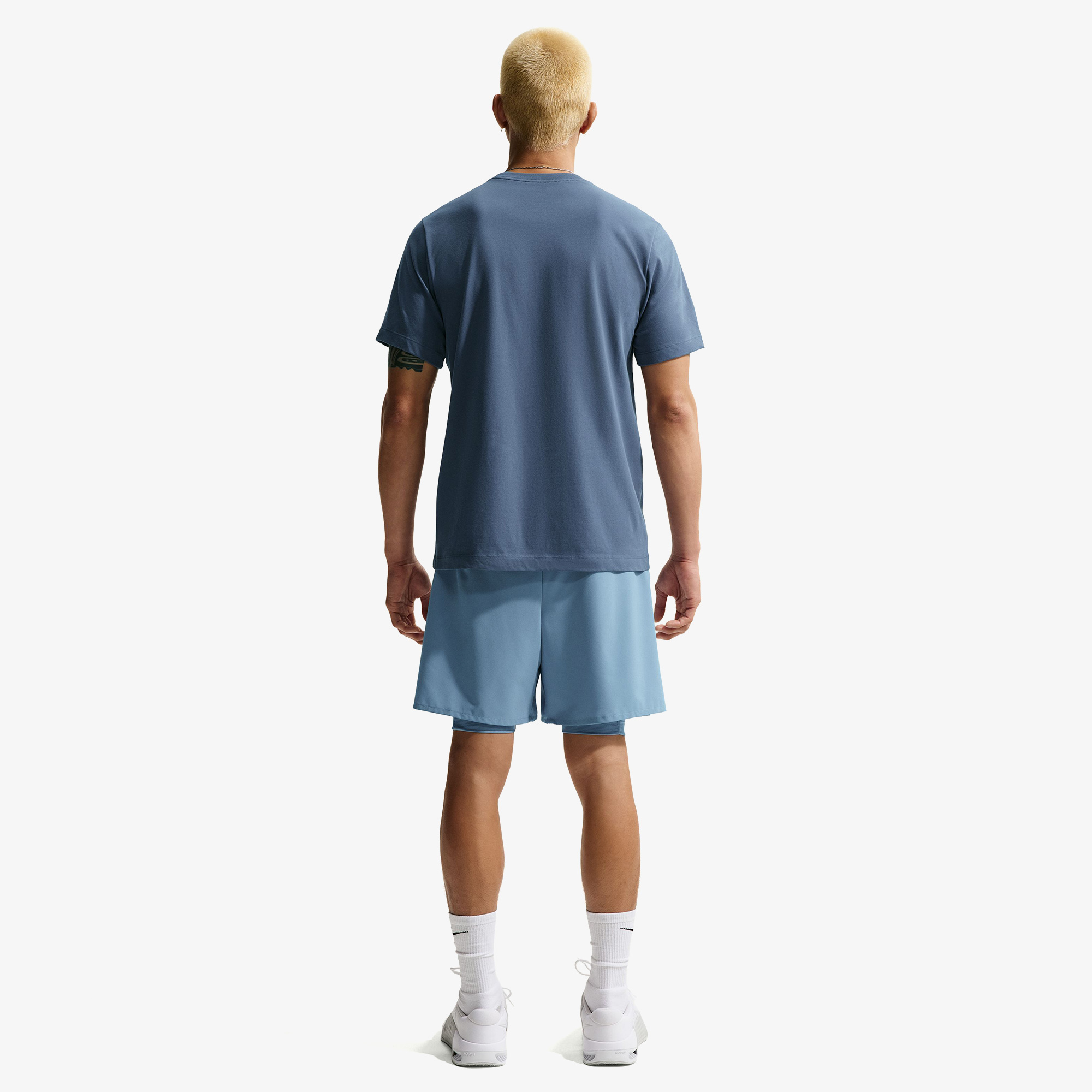Nike Dri-FIT Erkek Lacivert Antrenman T-Shirt