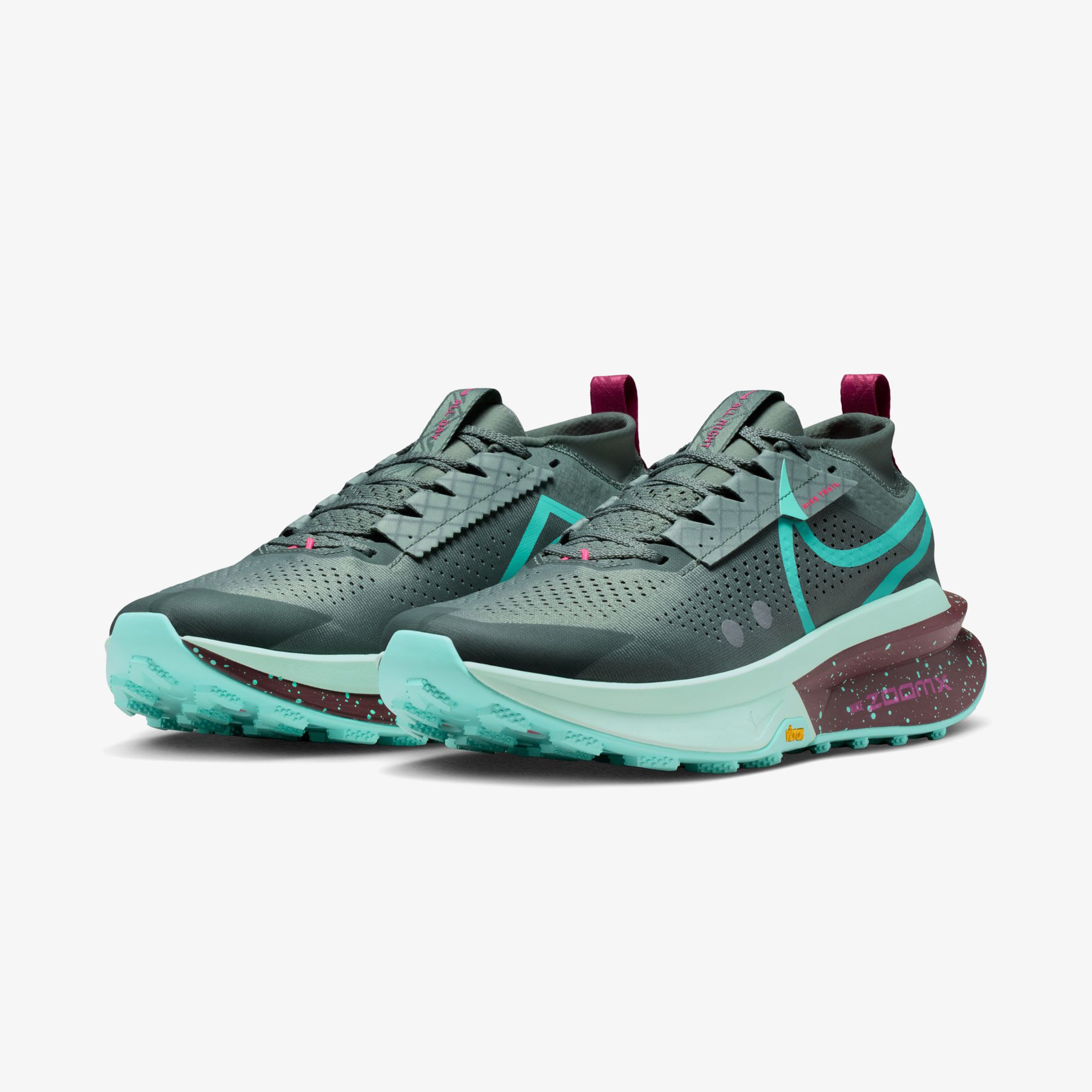 Nike ZoomX Zegama Trail 2 Erkek Yeşil Koşu Ayakkabısı