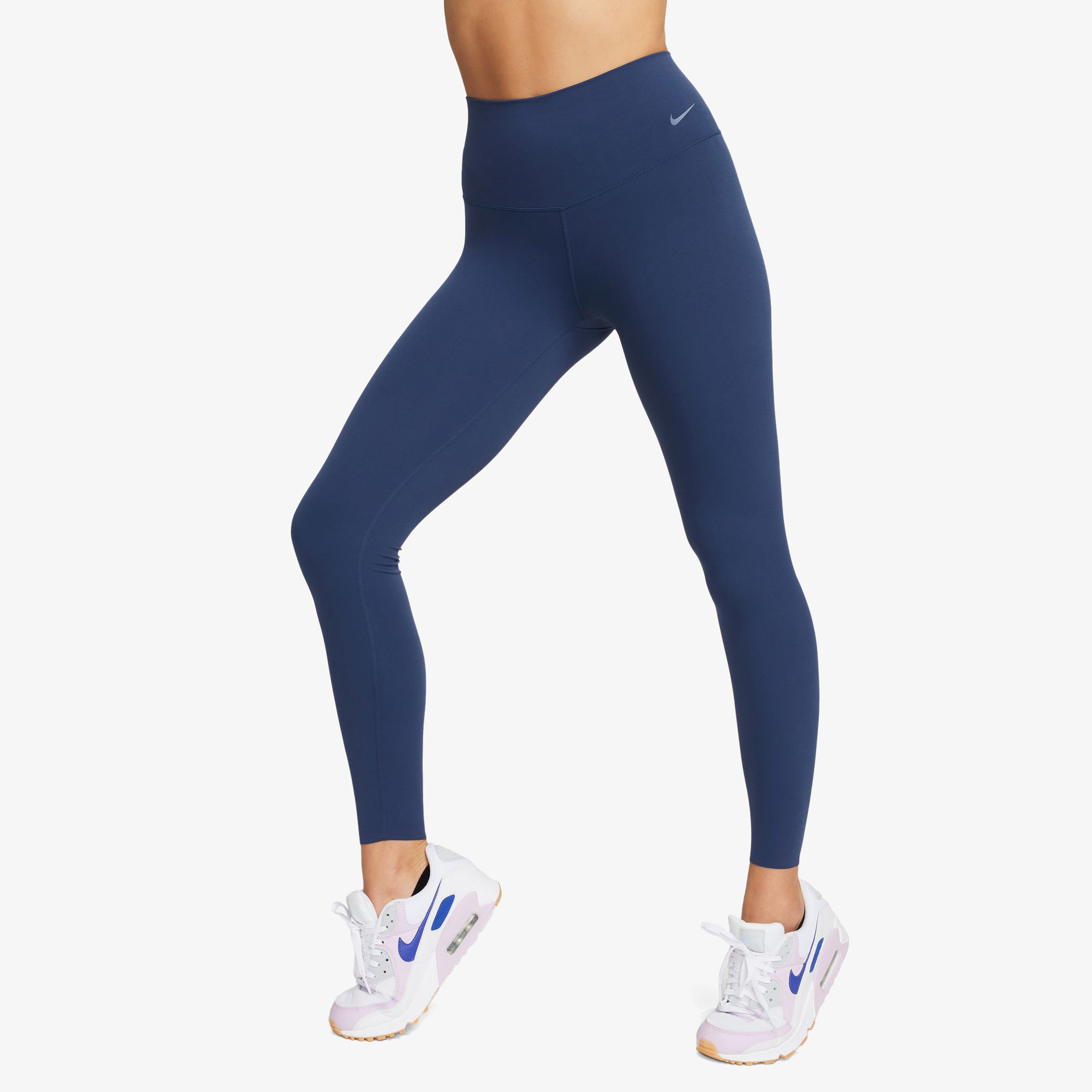 Nike Zenvy Kadın Lacivert Antrenman Tayt
