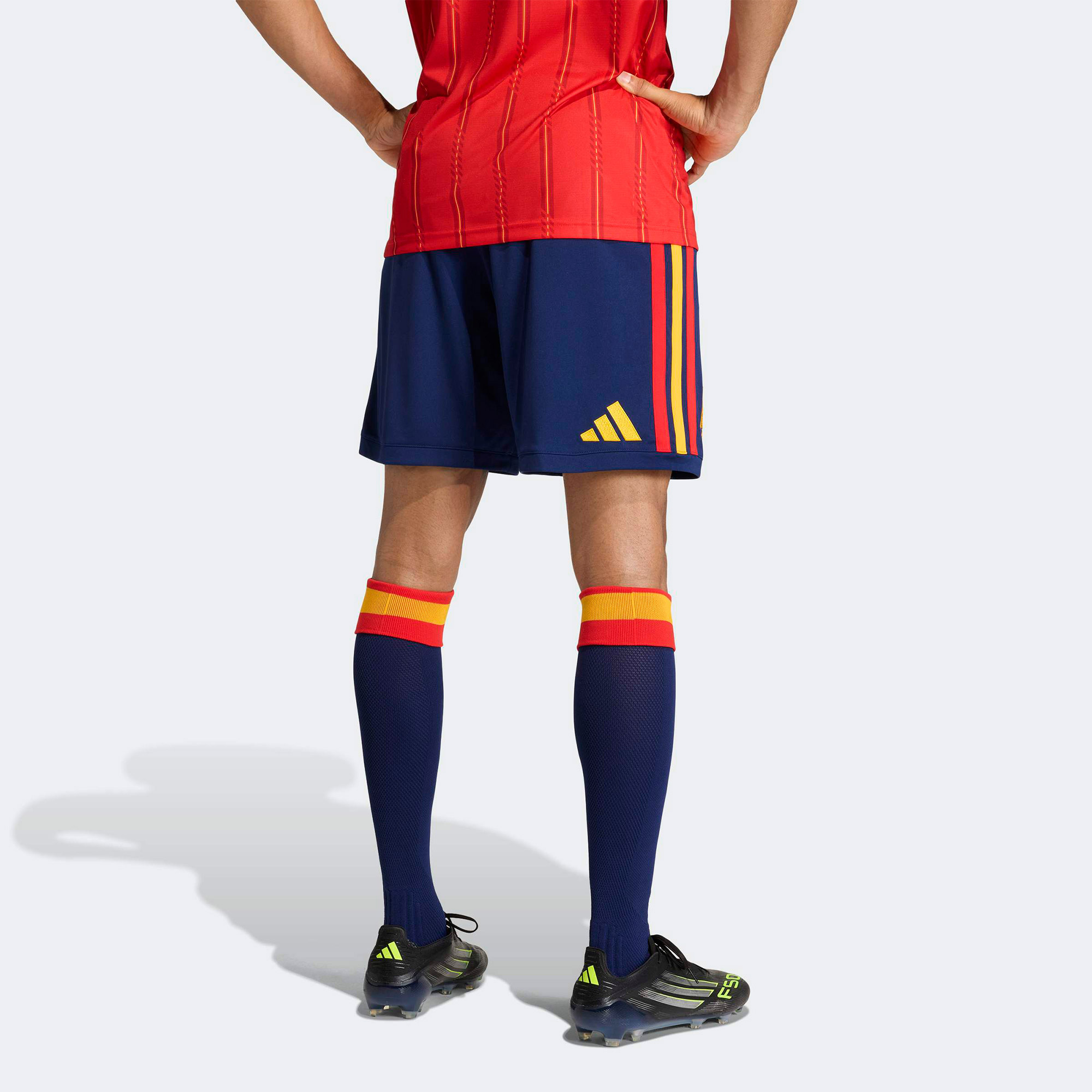 adidas İspanya 26 İç Saha Erkek Mavi Şort