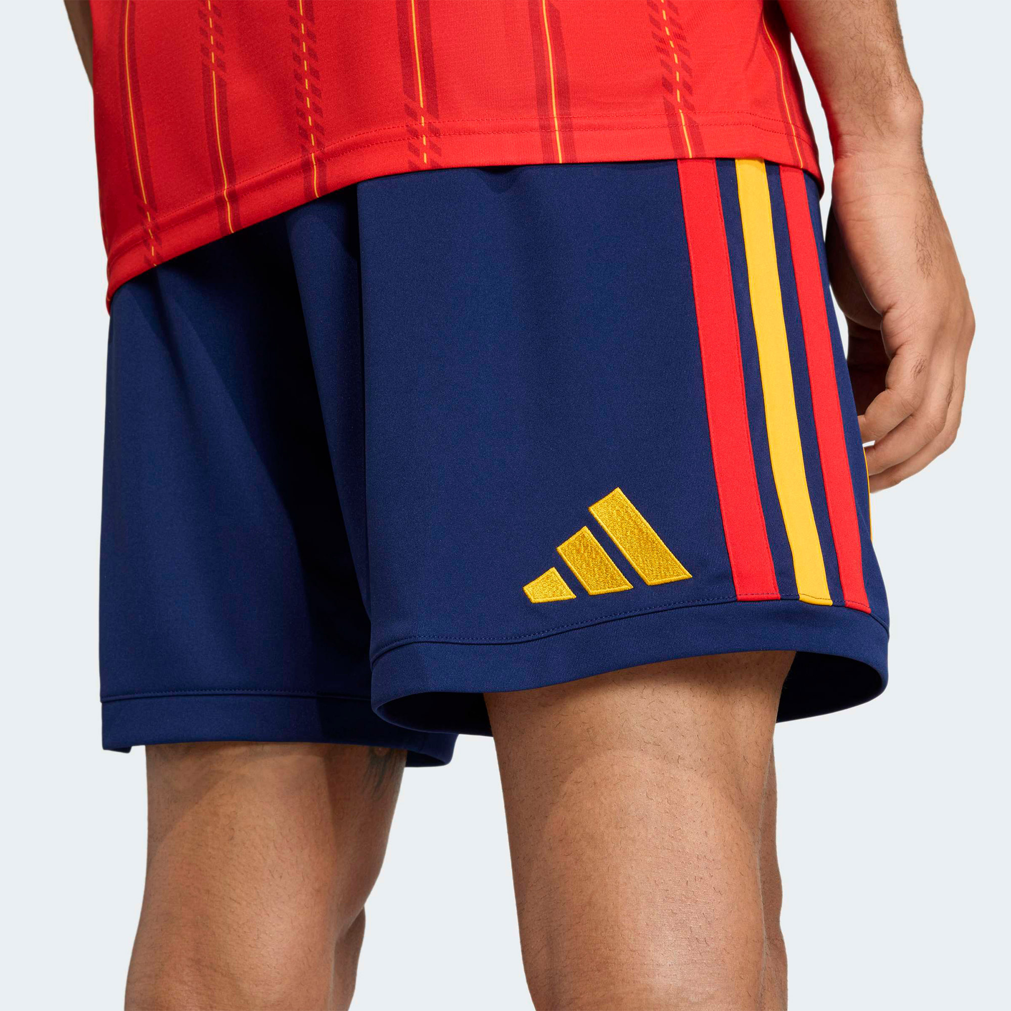 adidas İspanya 26 İç Saha Erkek Mavi Şort