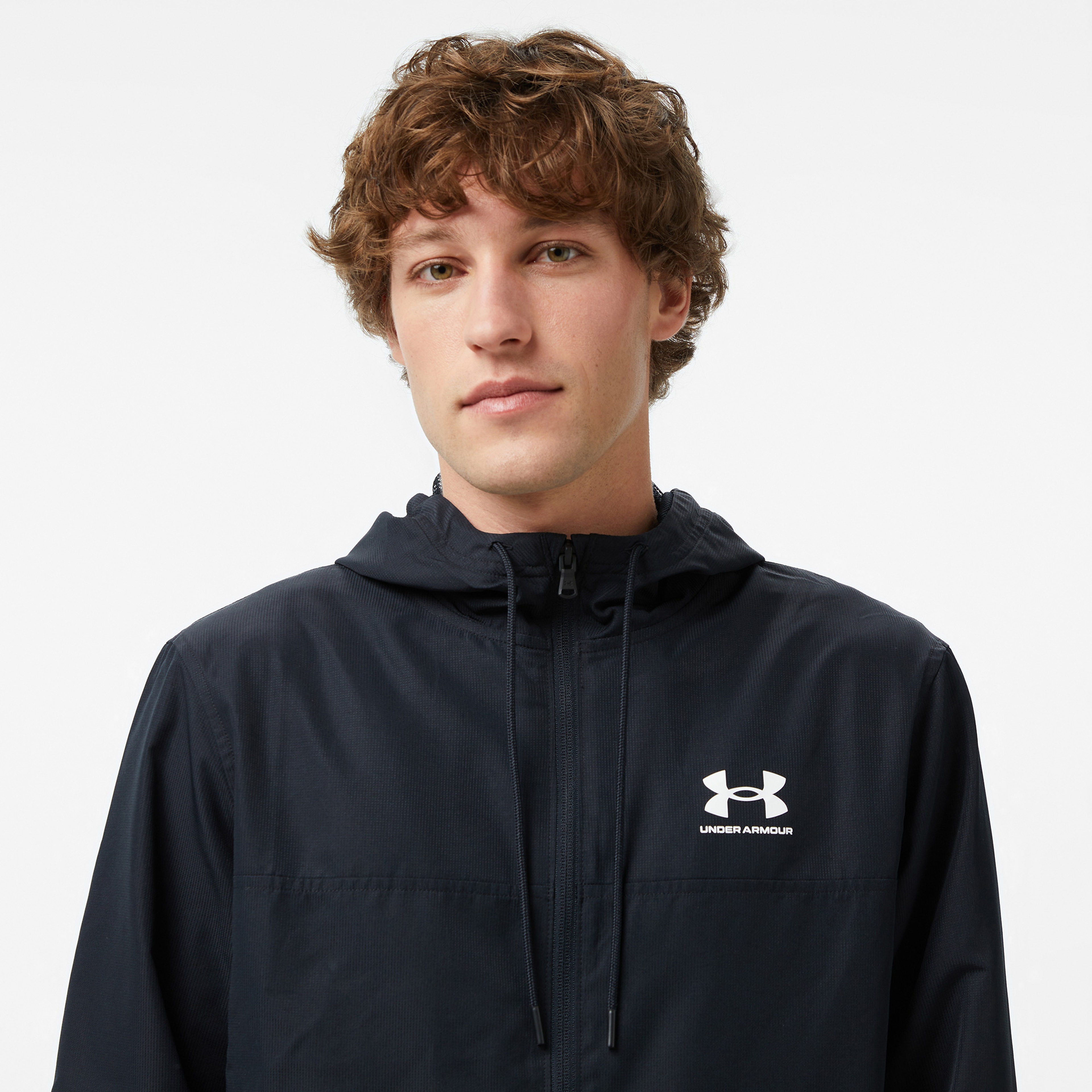 Under Armour Rival Wvn Windbreaker Erkek Siyah Rüzgarlık