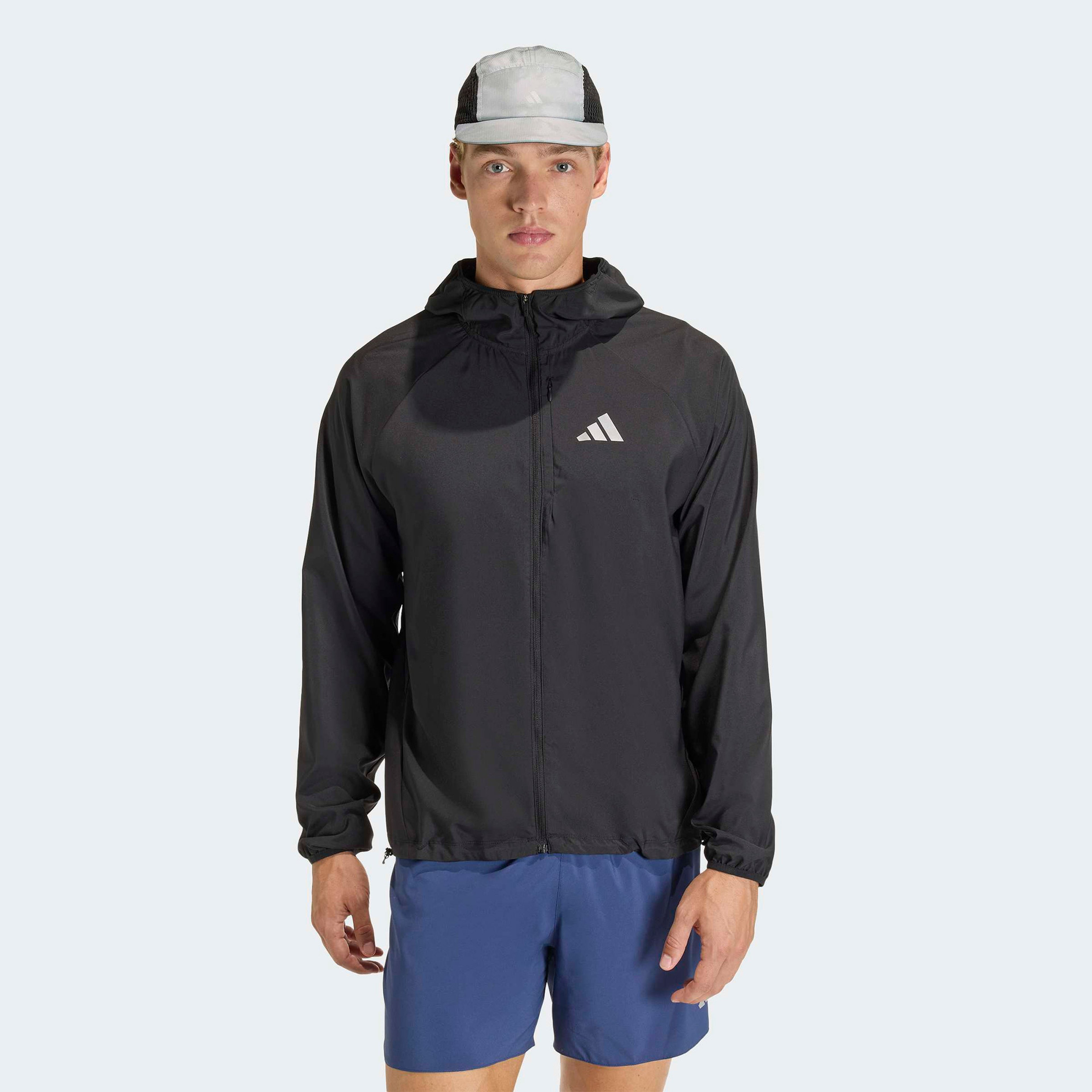 adidas Adi365 Running Essentials Erkek Siyah Koşu Ceketi