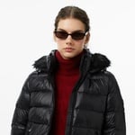 Tommy Hilfiger Gloss Down Slim Kadın Siyah Mont