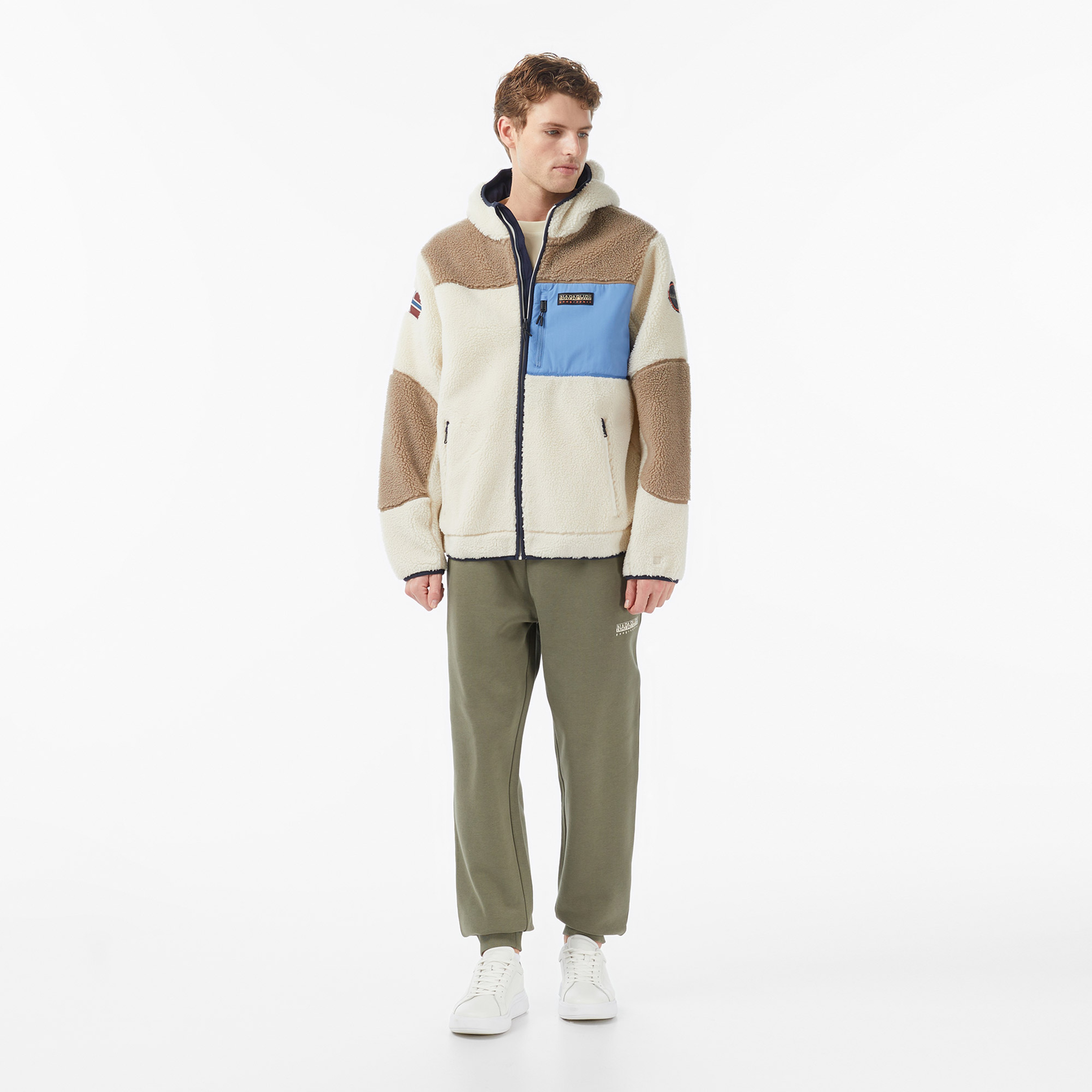 Napapijri Yupik Erkek Beyaz Sweatshirt