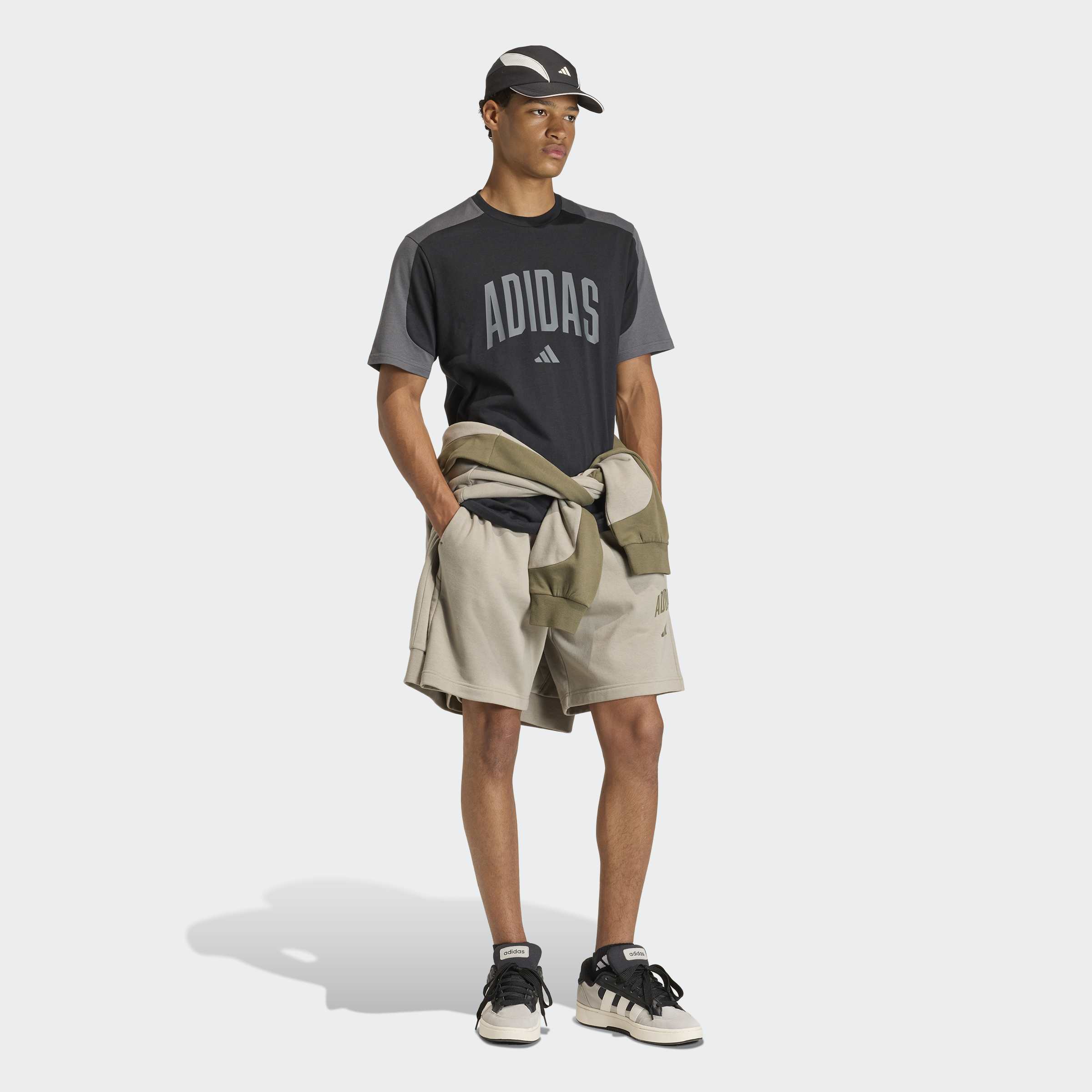 adidas Collegiate Erkek Siyah Antrenman T-Shirt