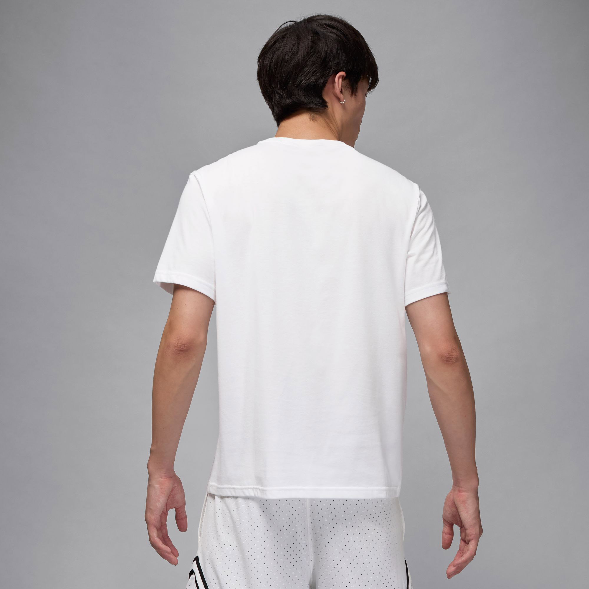 Jordan Sport Erkek Beyaz Basketbol T-Shirt