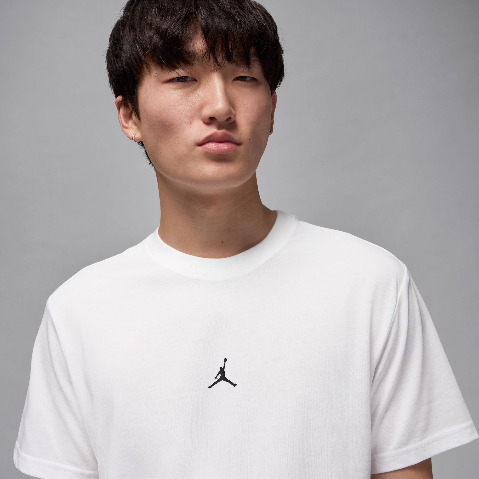 Jordan Sport Erkek Beyaz Basketbol T-Shirt