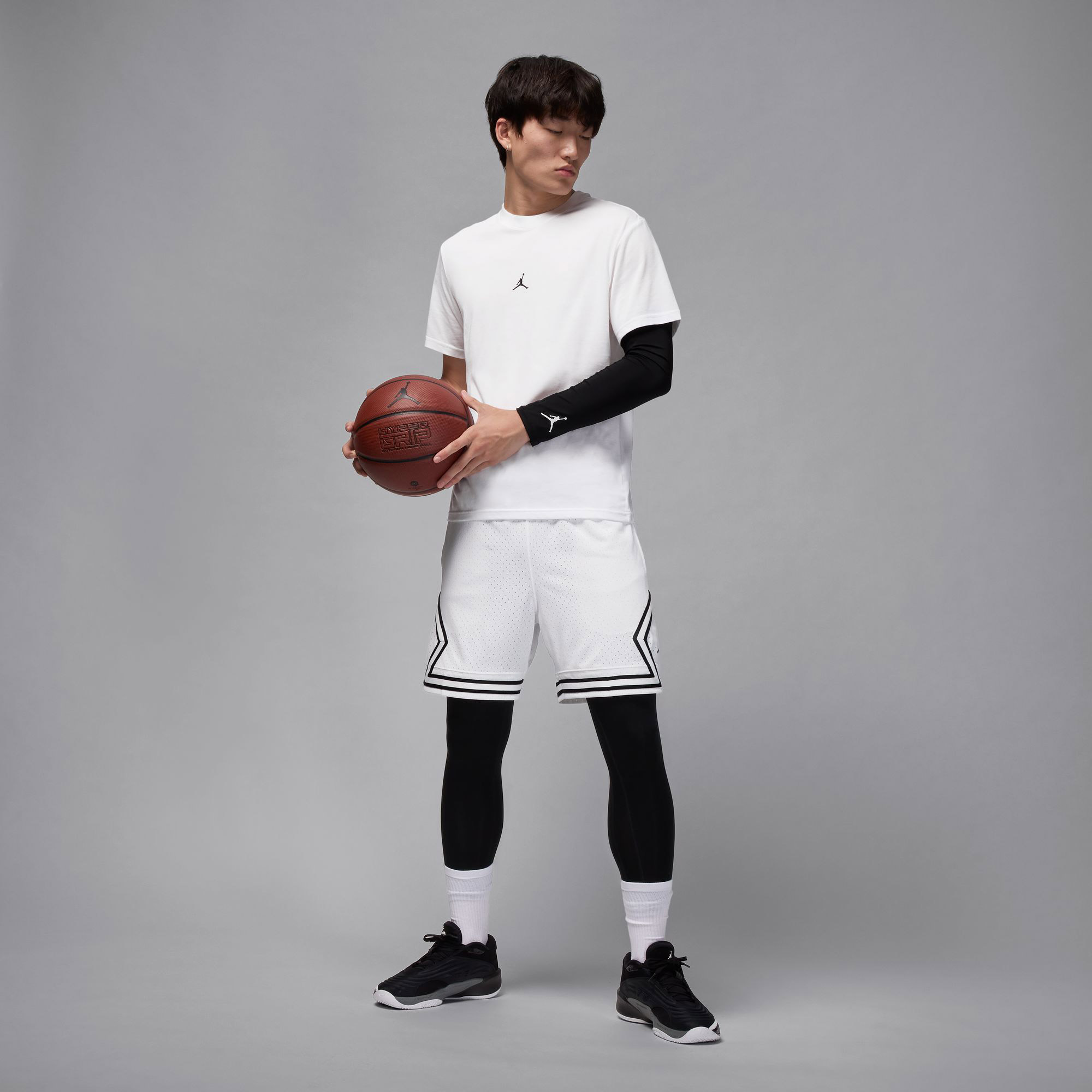 Jordan Sport Erkek Beyaz Basketbol T-Shirt