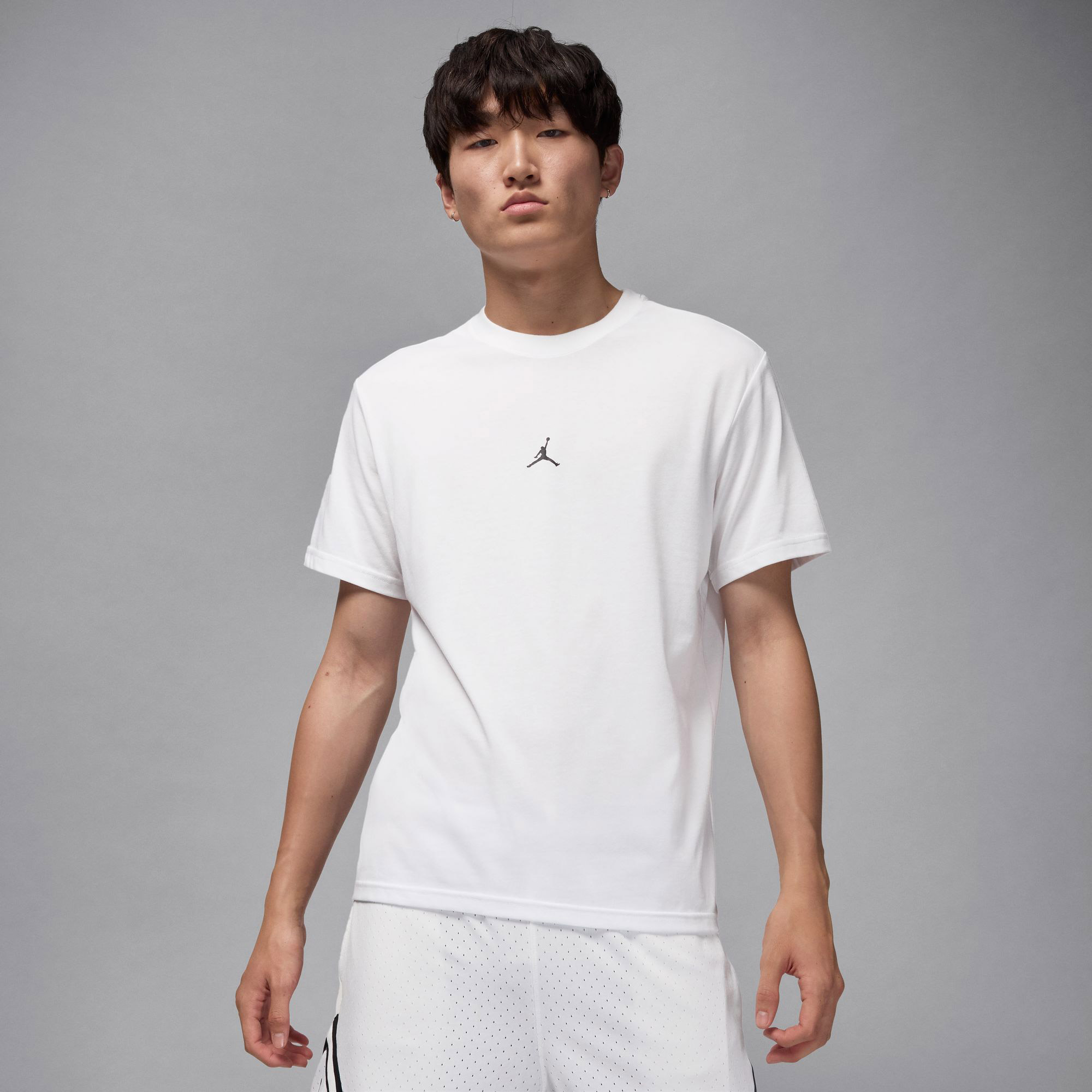 Jordan Sport Erkek Beyaz Basketbol T-Shirt