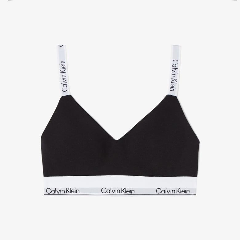 Calvin Klein Lghtly Lined  Kadın Siyah Bra & Spor Sütyeni