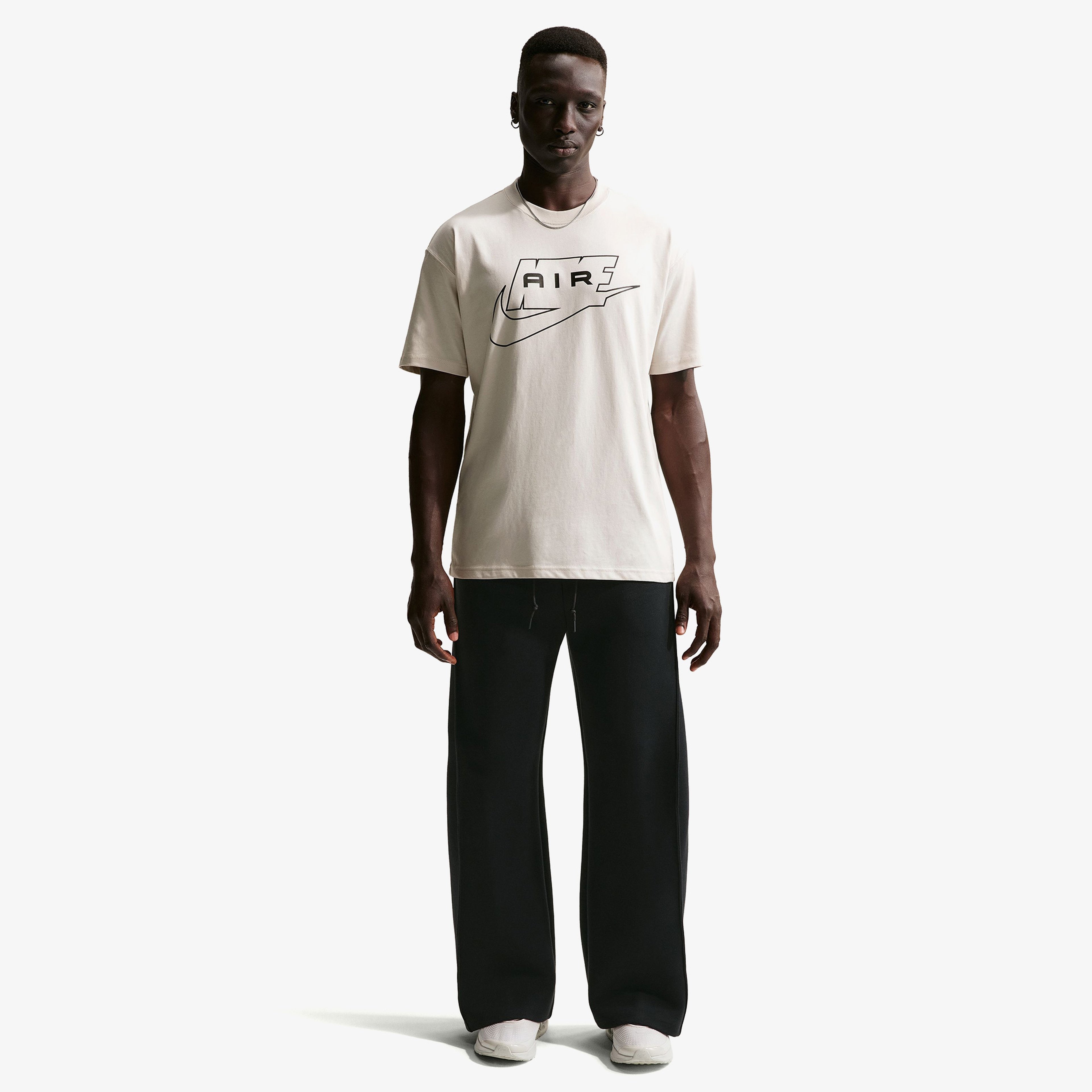 Nike Sportswear Erkek Krem T-Shirt