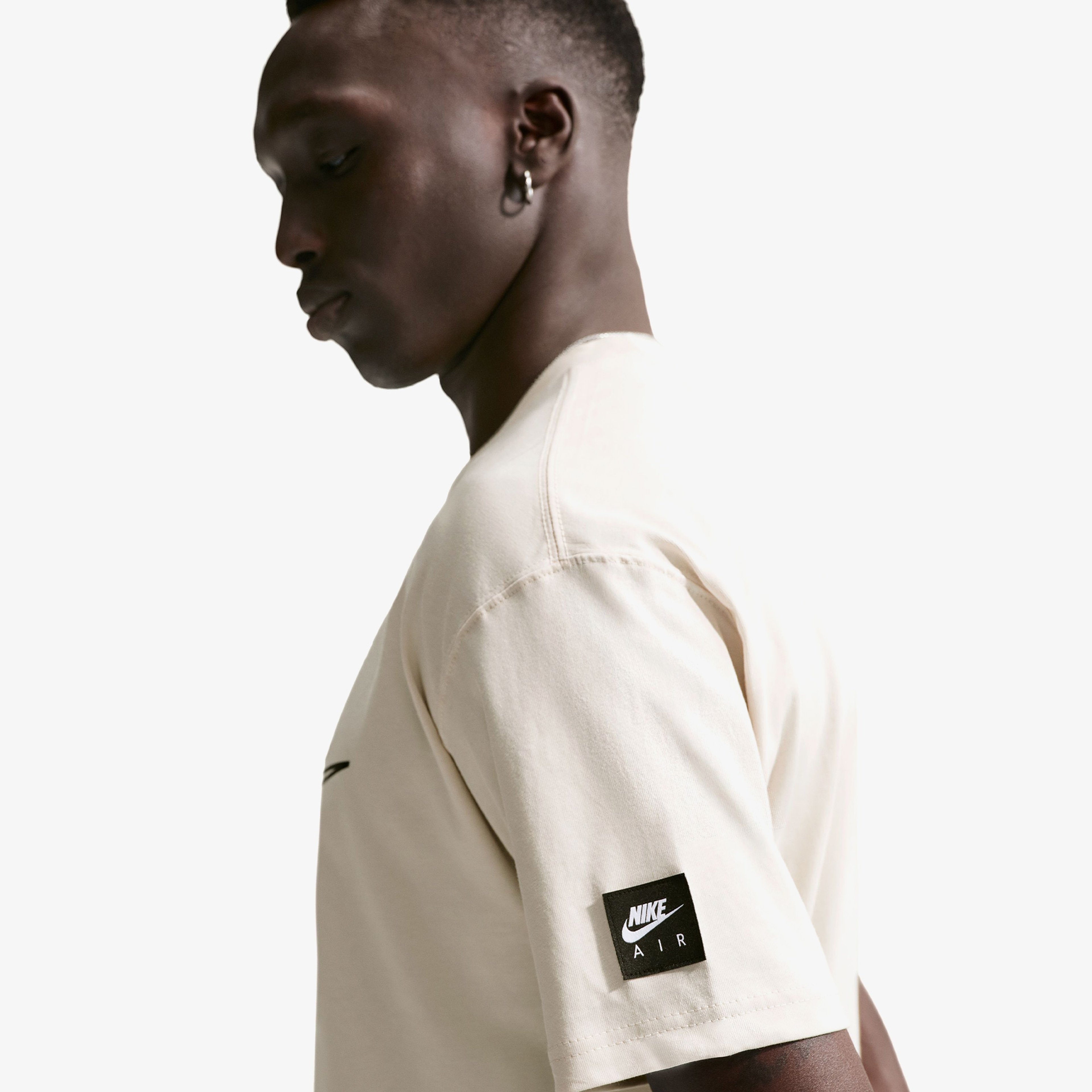 Nike Sportswear Erkek Krem T-Shirt