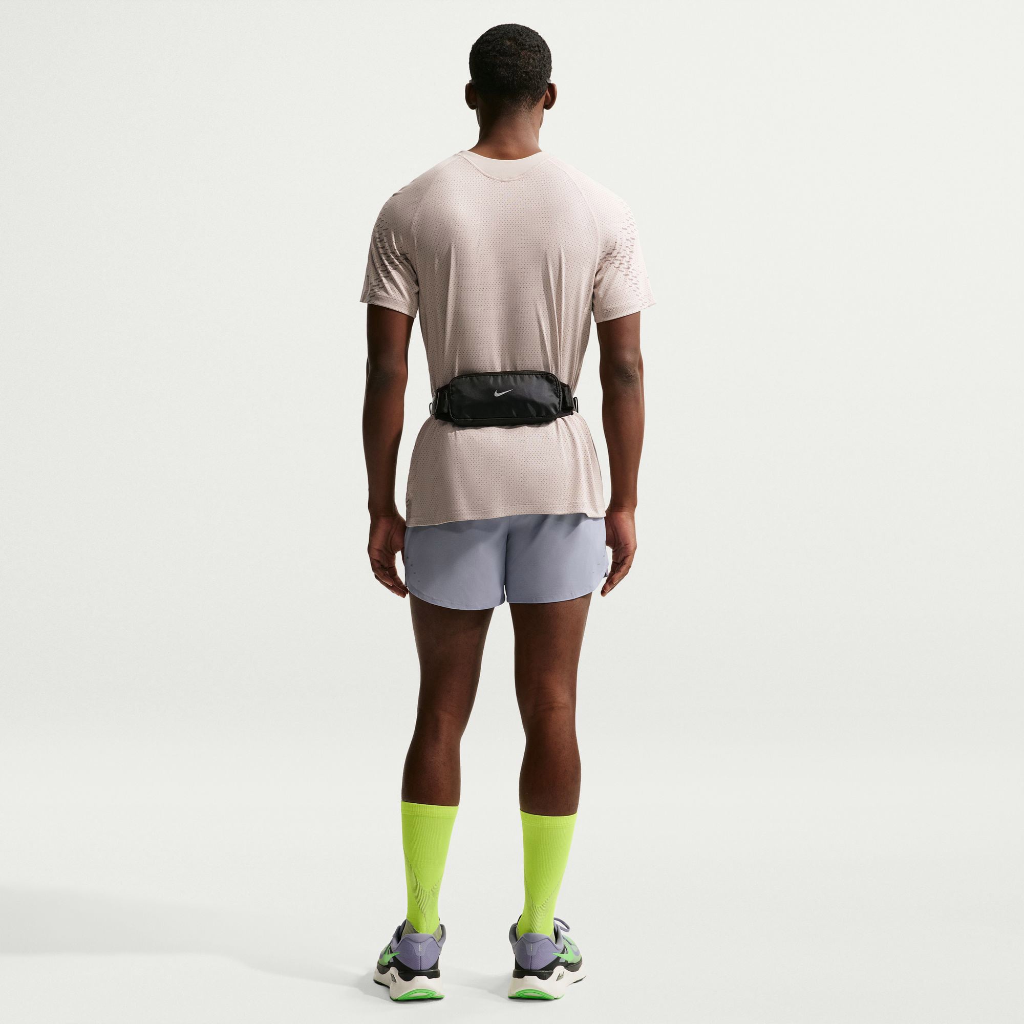 Nike Stride Erkek Krem Koşu T-Shirt