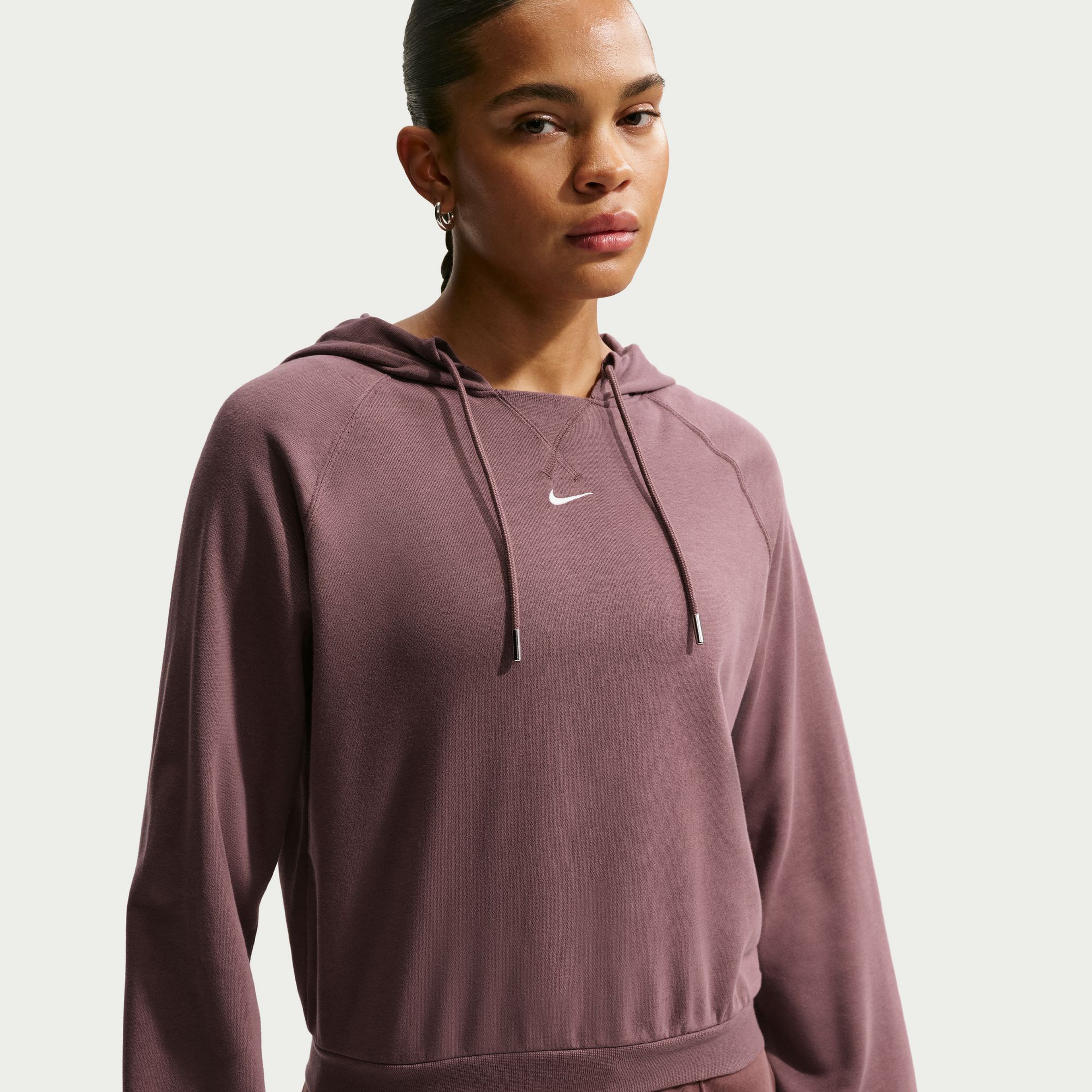 Nike NsChill Ft Hoody Kadın Pembe Sweatshirt