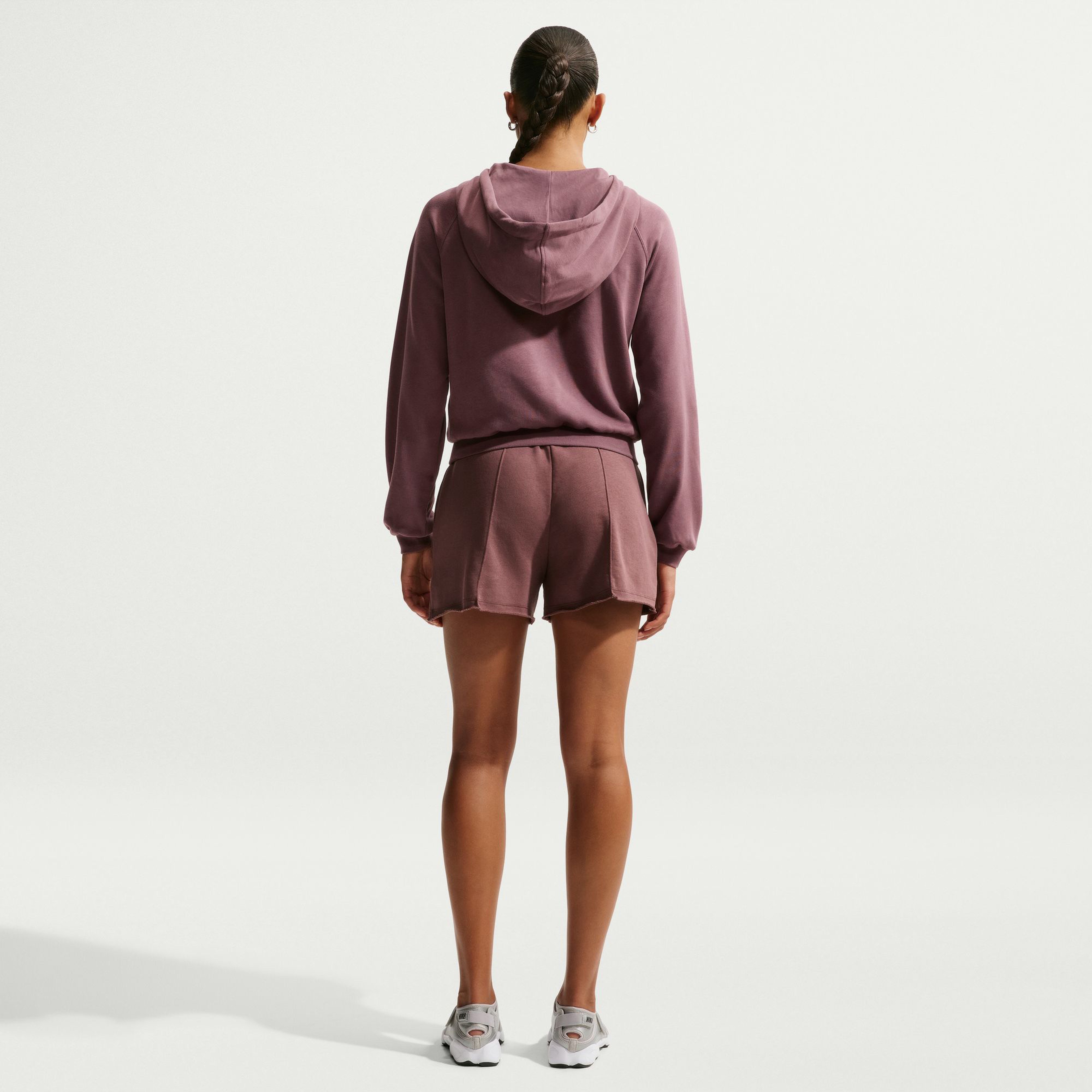Nike NsChill Ft Hoody Kadın Pembe Sweatshirt
