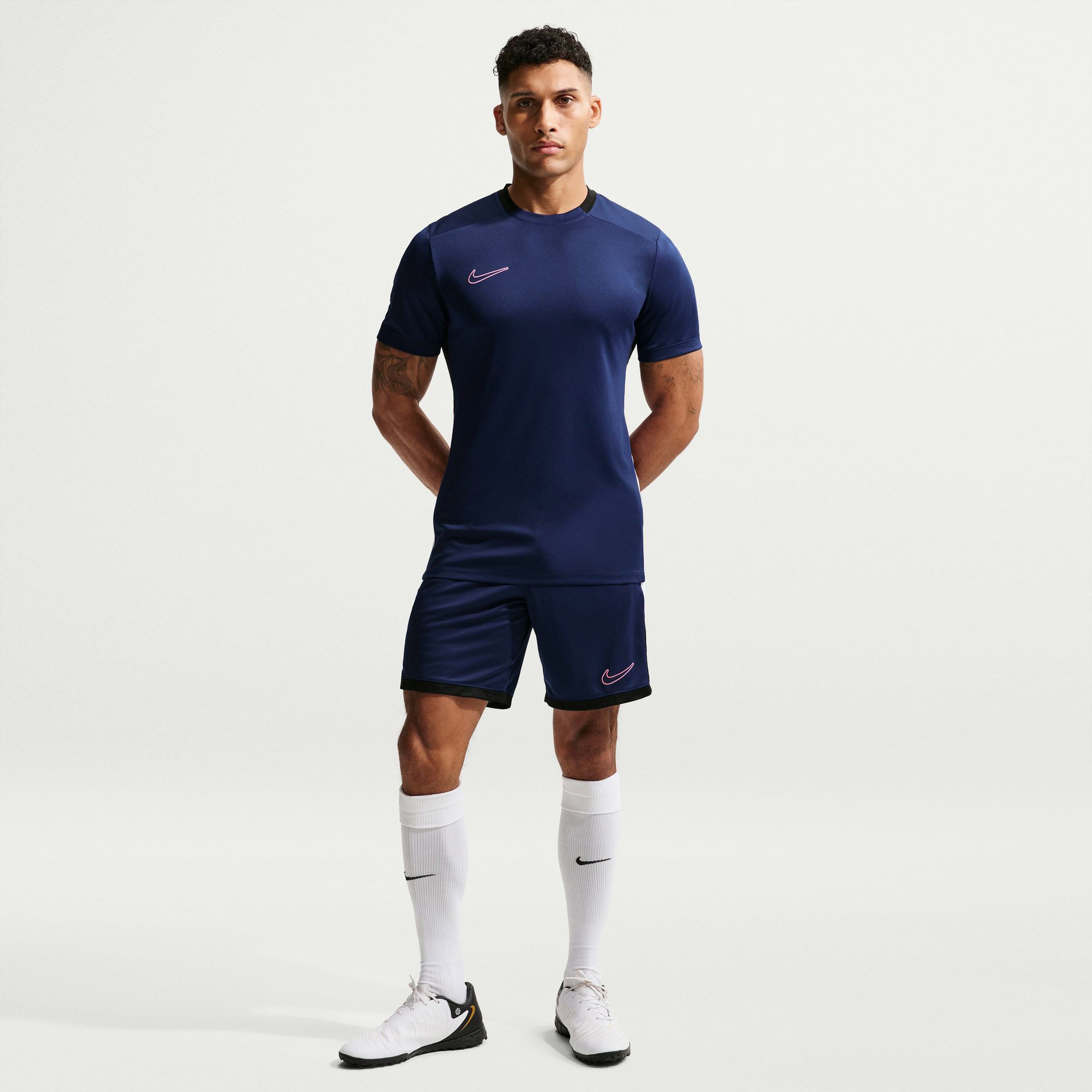 Nike Dri-Fit Academy 25 Erkek Mavi Şort