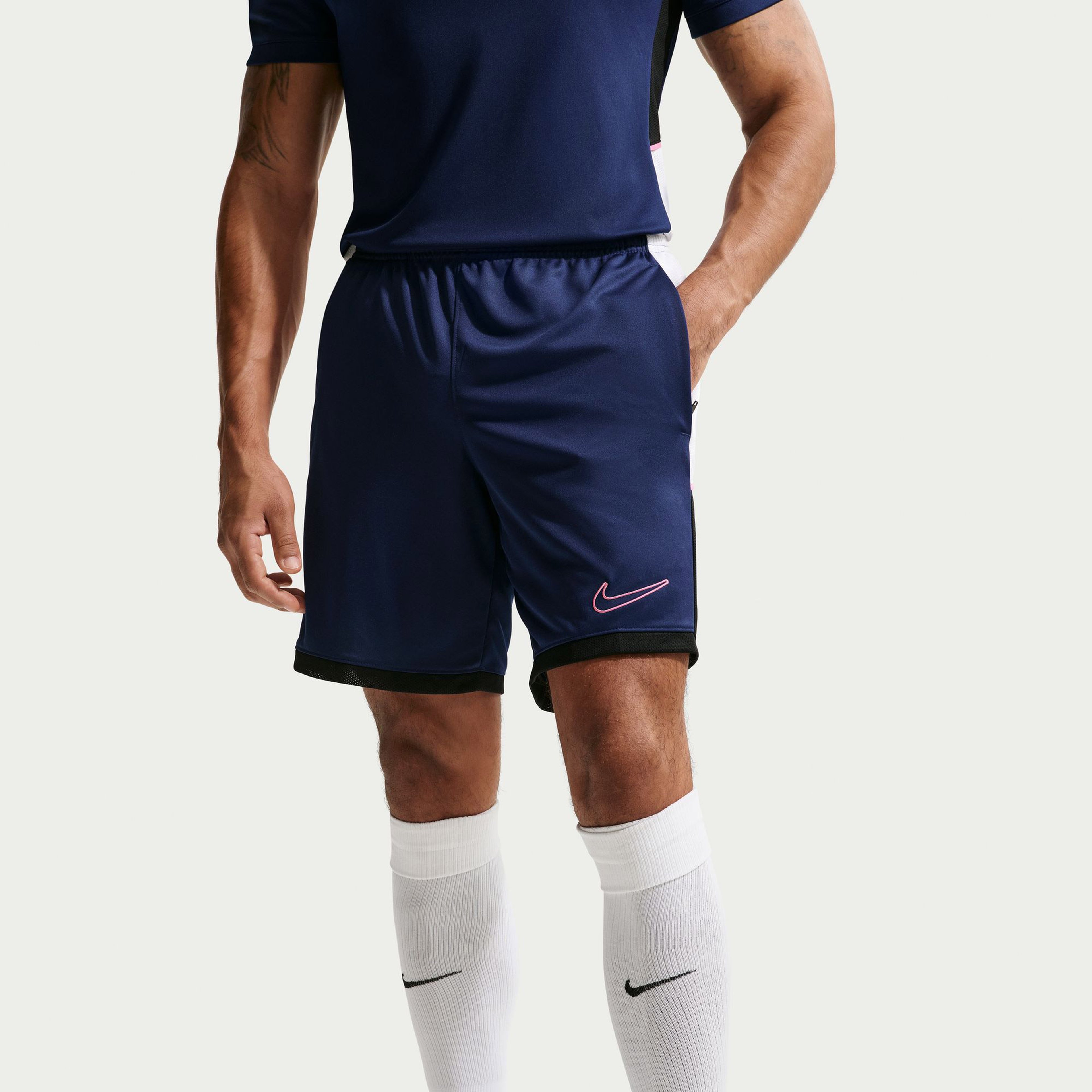 Nike Dri-Fit Academy 25 Erkek Mavi Şort