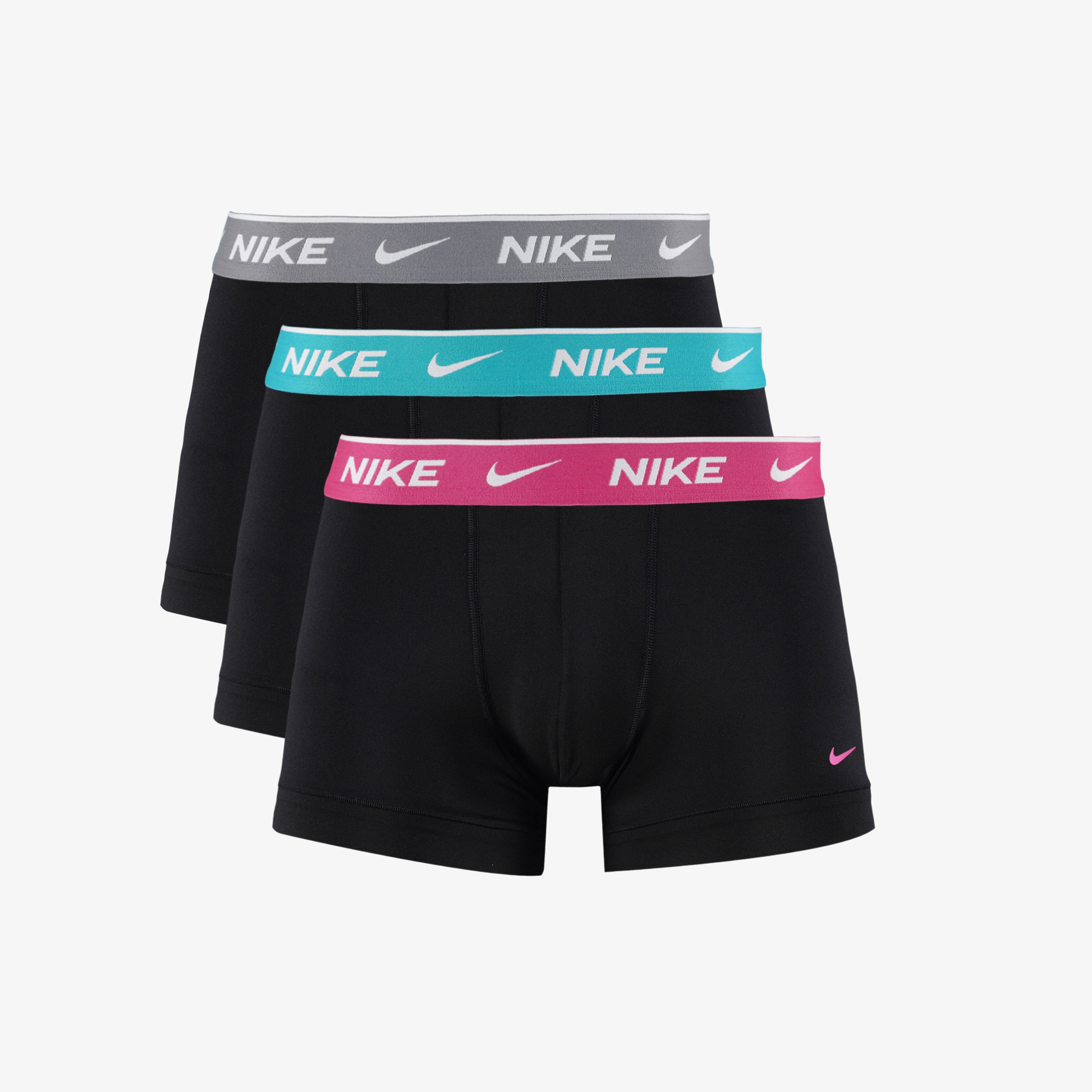 Nike 3' lü Erkek Siyah Boxer