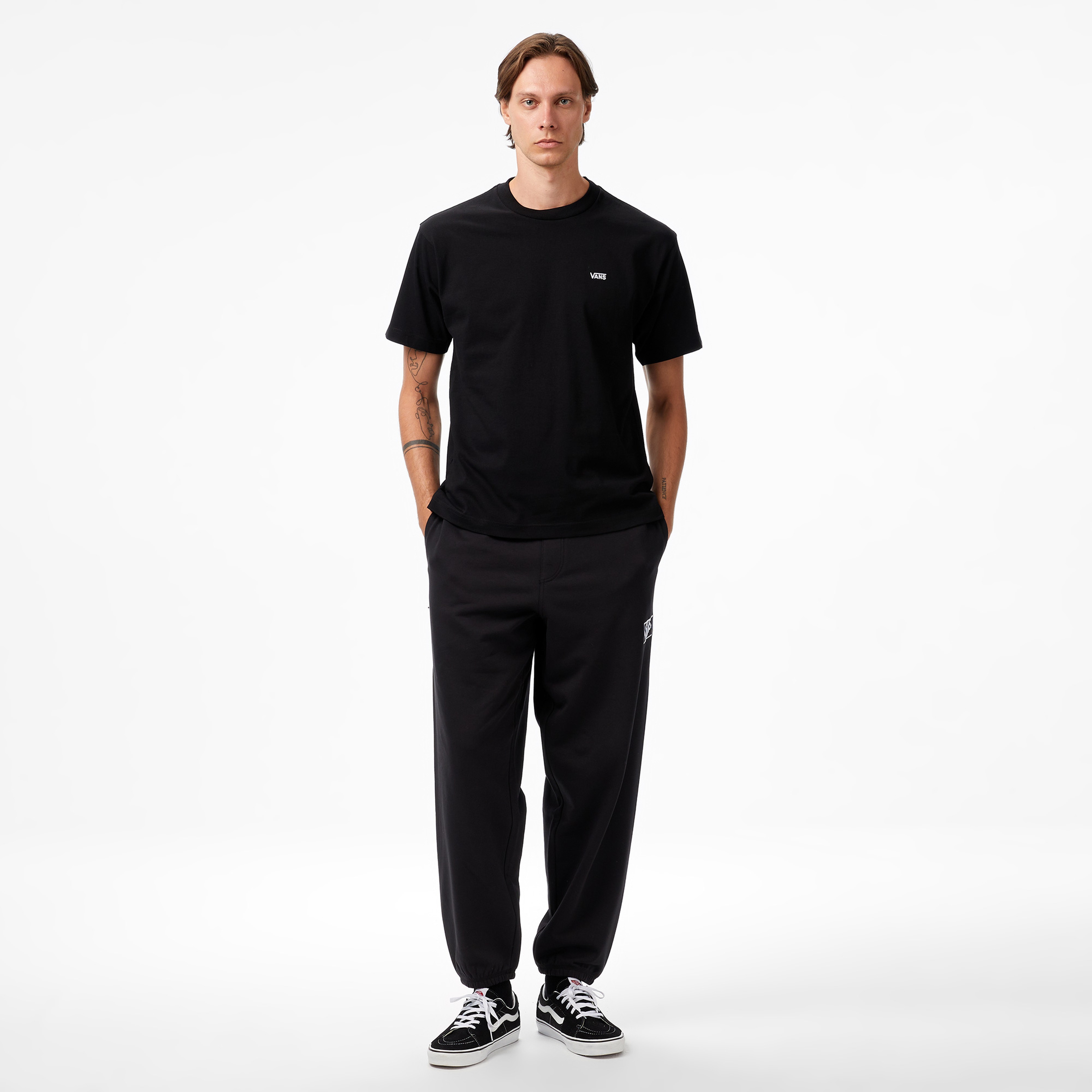 Vans Left Chest ii Loose Ss Erkek Siyah T-Shirt