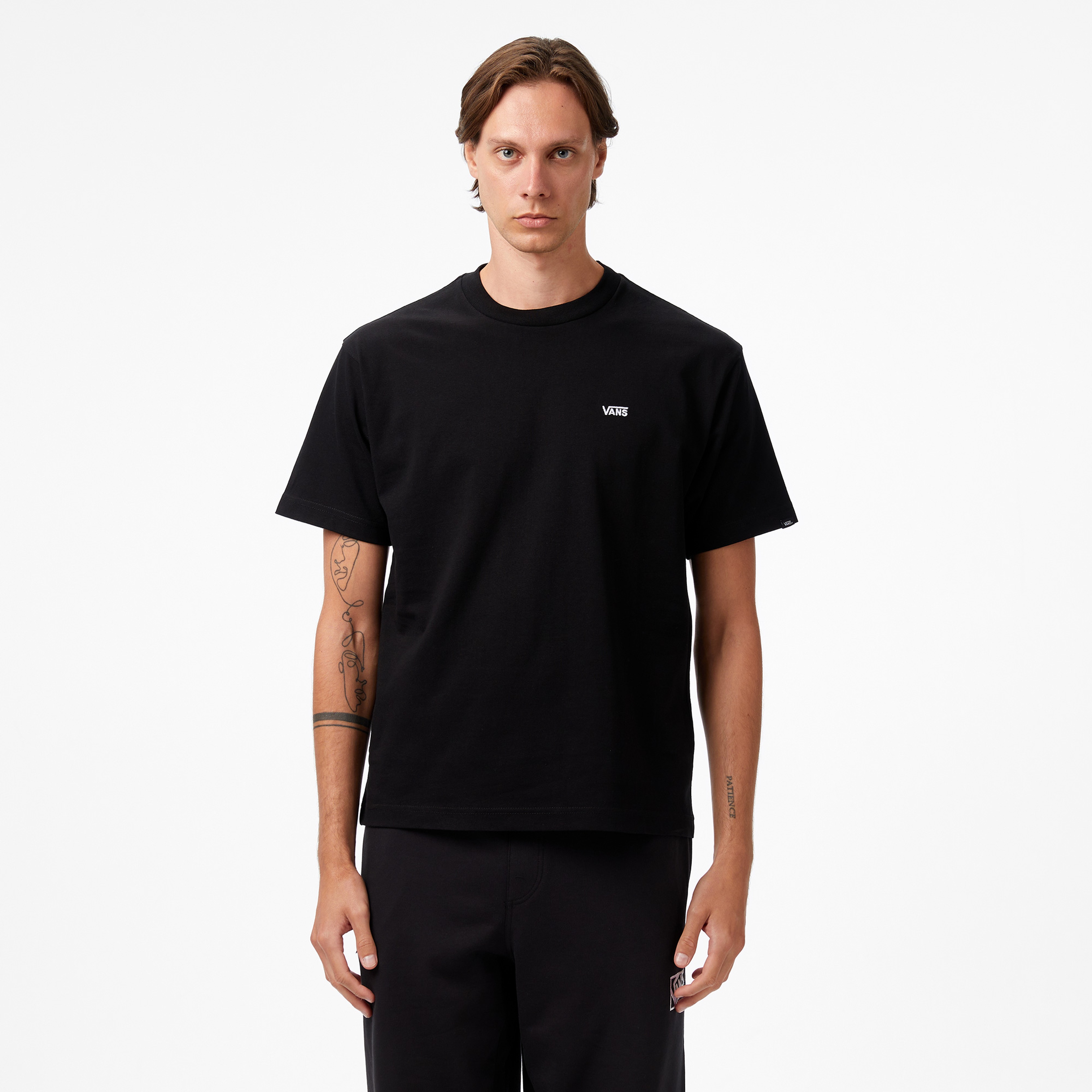 Vans Left Chest ii Loose Ss Erkek Siyah T-Shirt