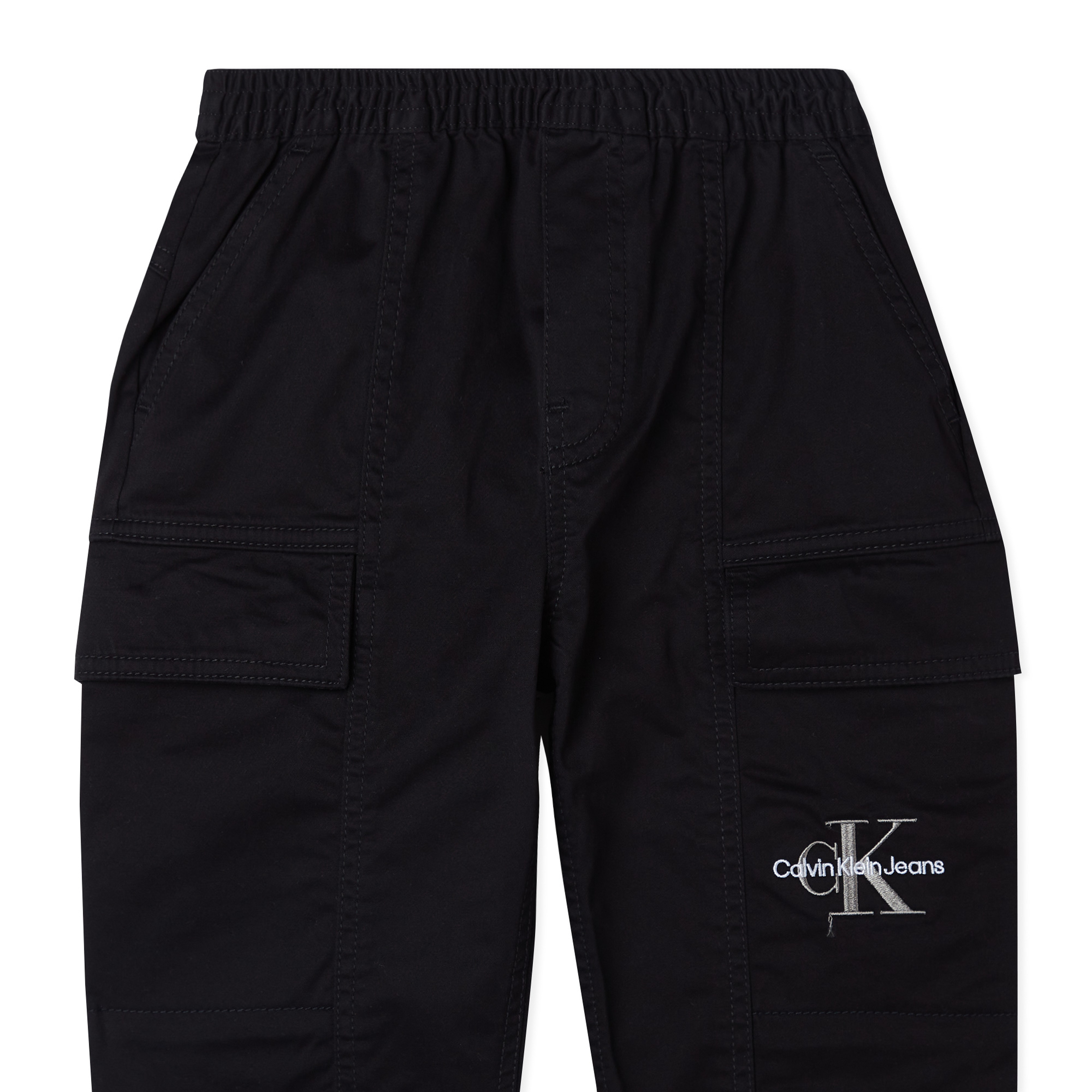 Calvin Klein Essential Woven Cargo Pants Çocuk Siyah Pantolon