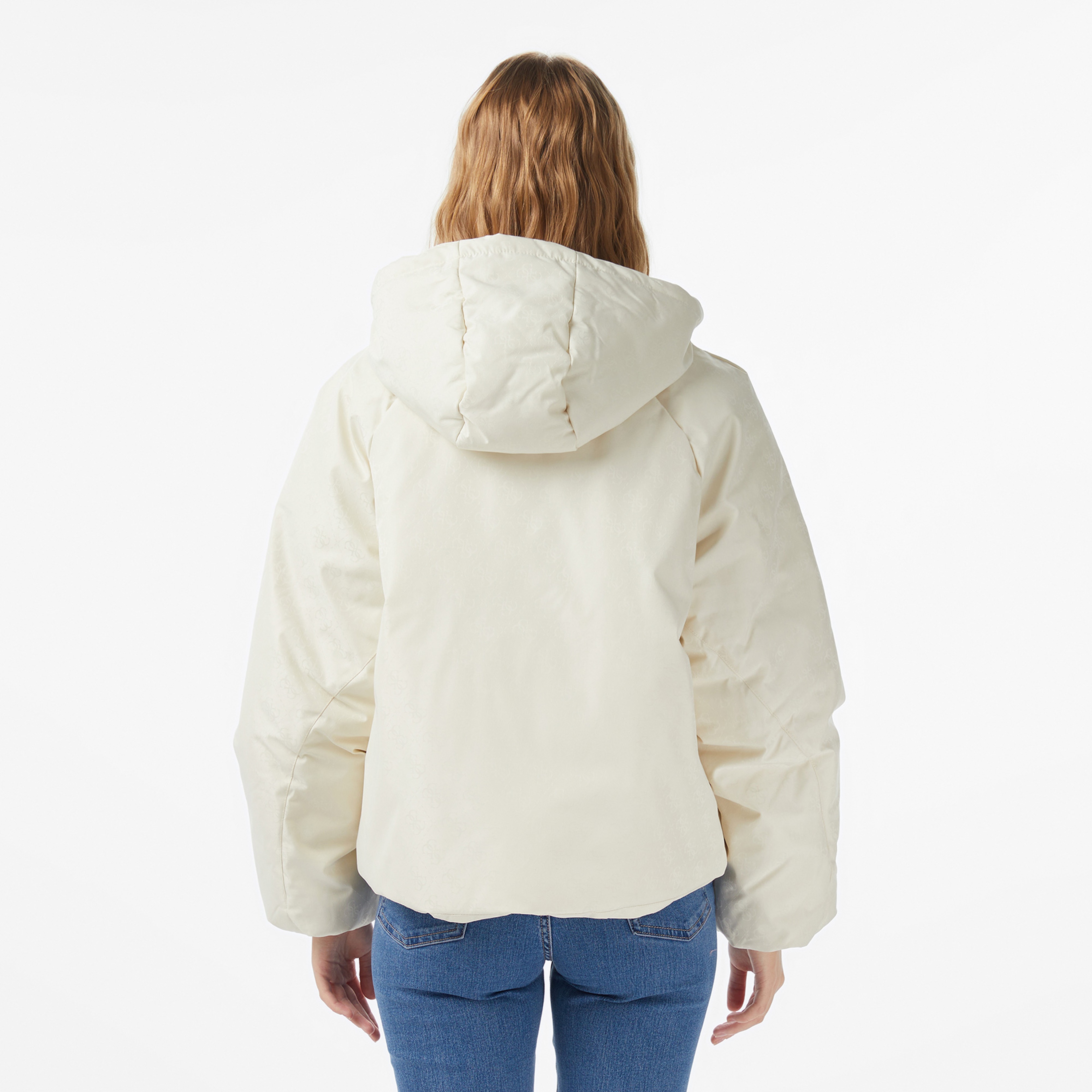 Guess Jacke Kadın Renkli Mont