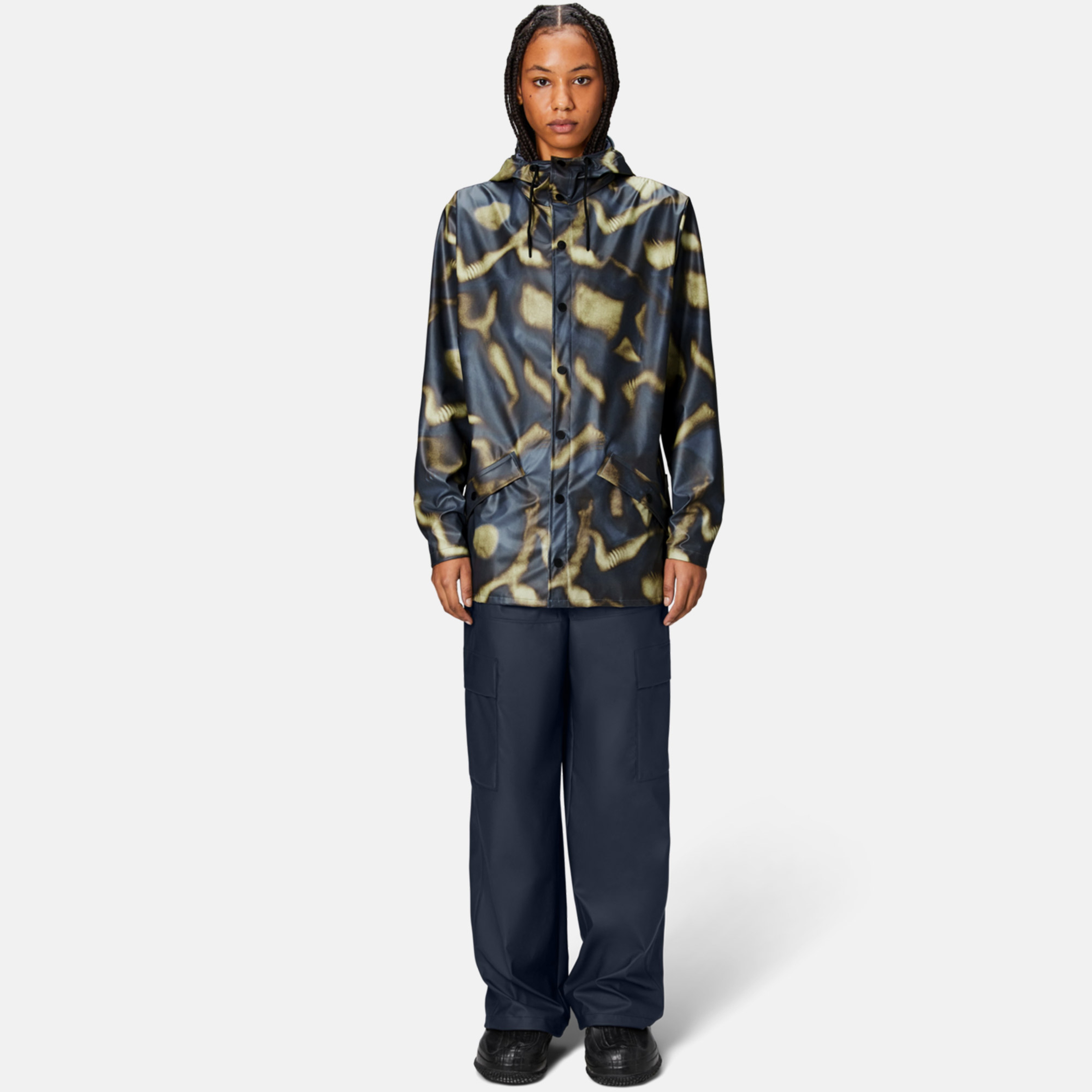 Rains Jacket W3 Unisex Renkli Yağmurluk