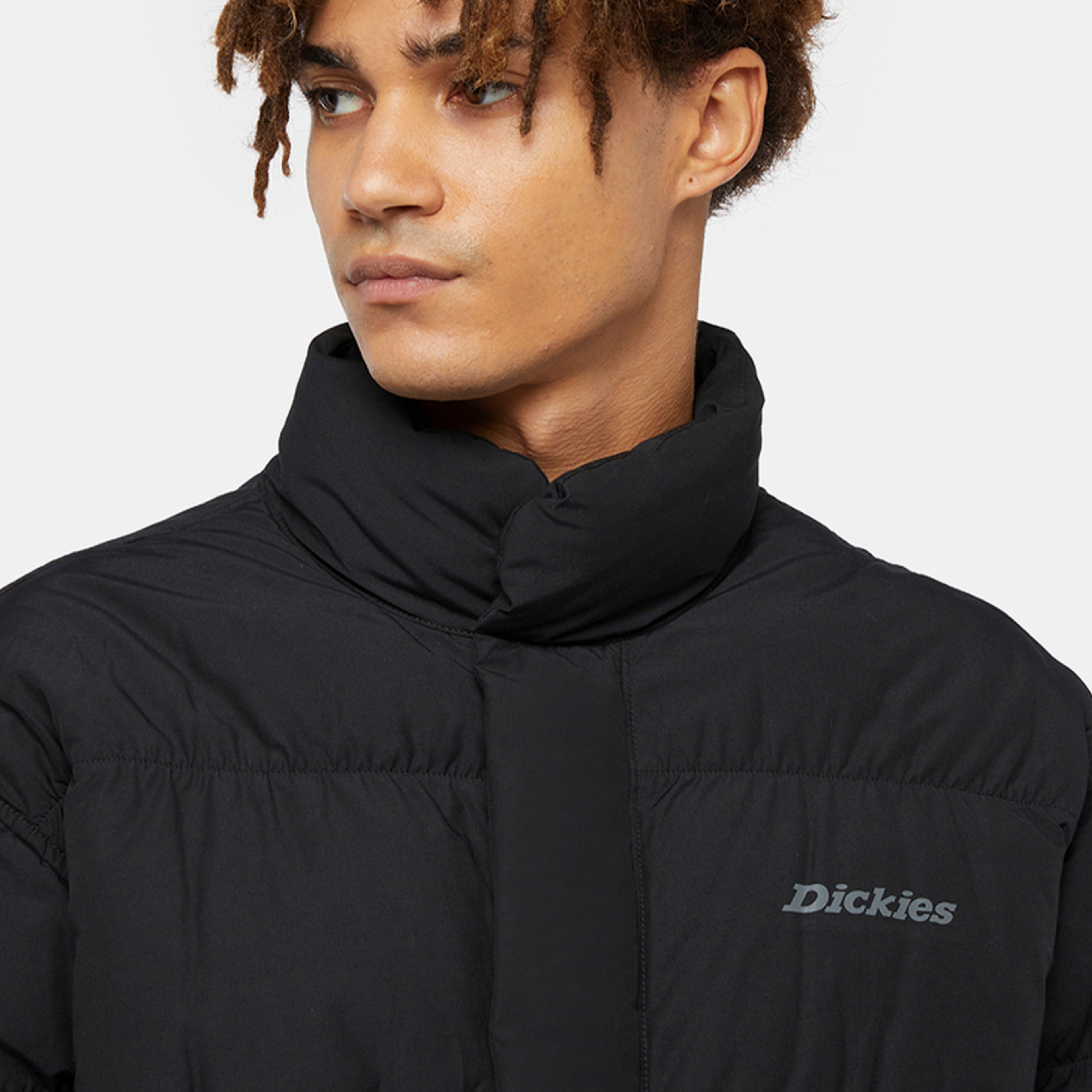 Dickies Scobey Puffer Erkek Siyah Mont