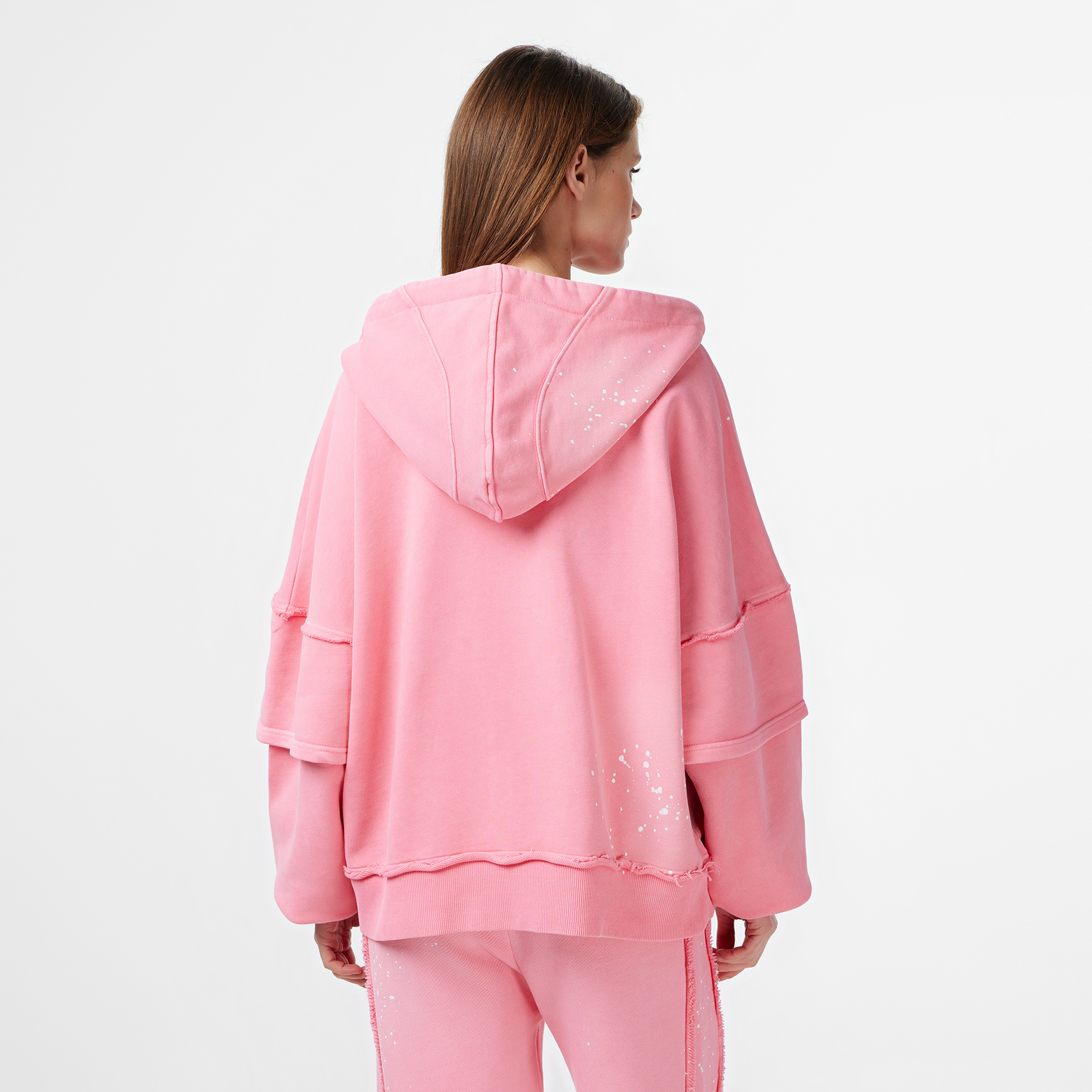 Les Benjamins Regular Fit Kadın Pembe Sweatshirt