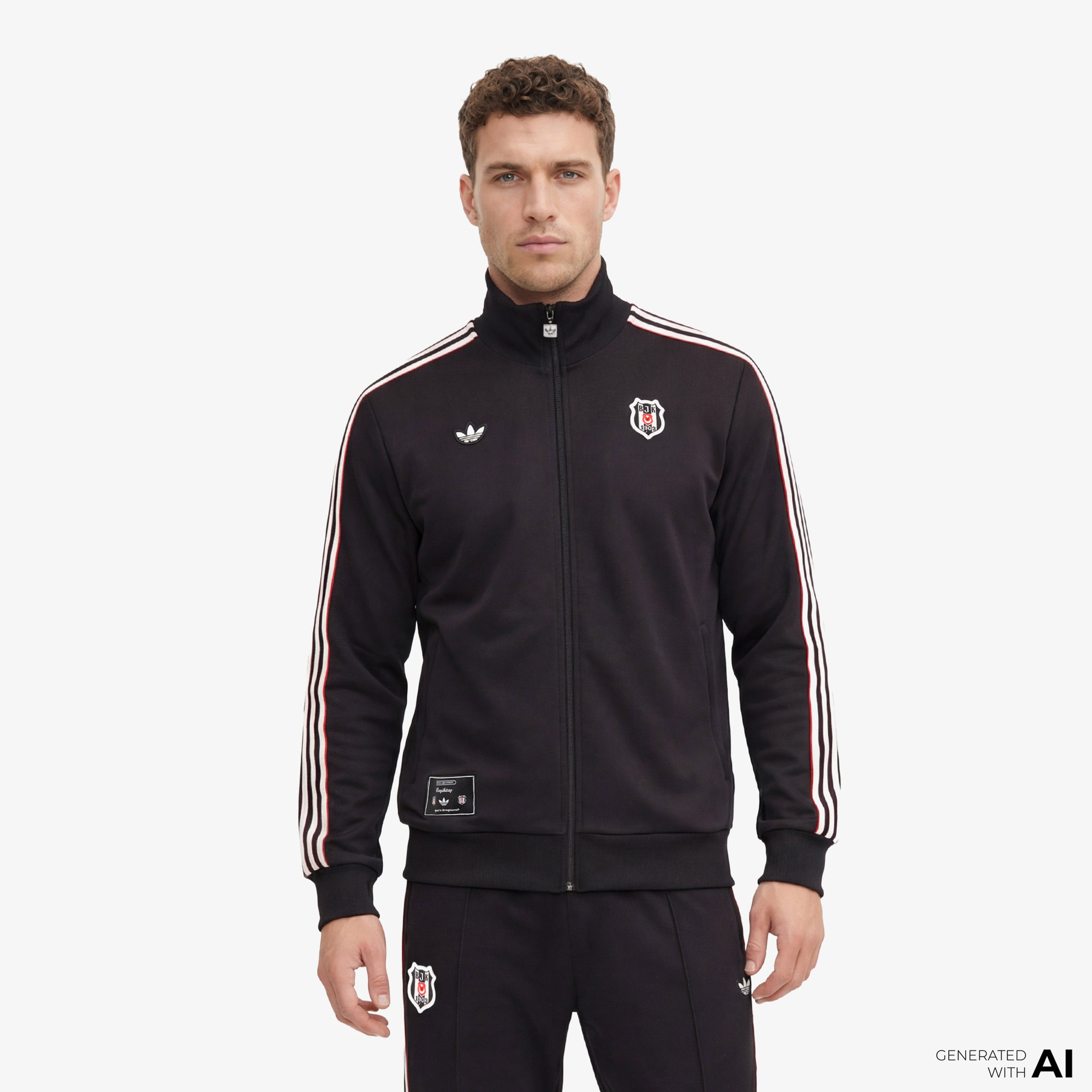 adidas Bjk Icon Tt Erkek Siyah Sweatshirt