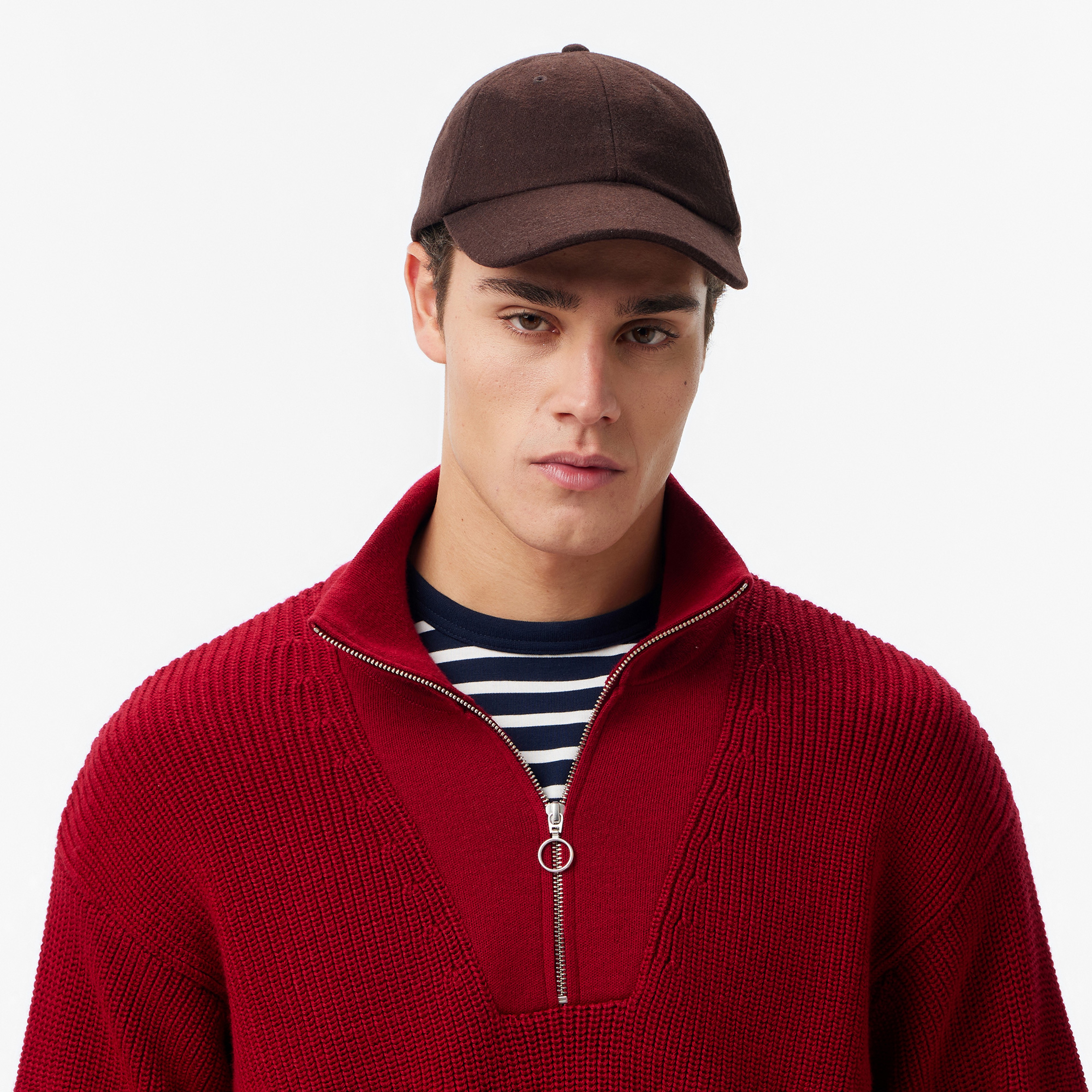 Les Benjamins Regular Fit Erkek Kırmızı Sweatshirt