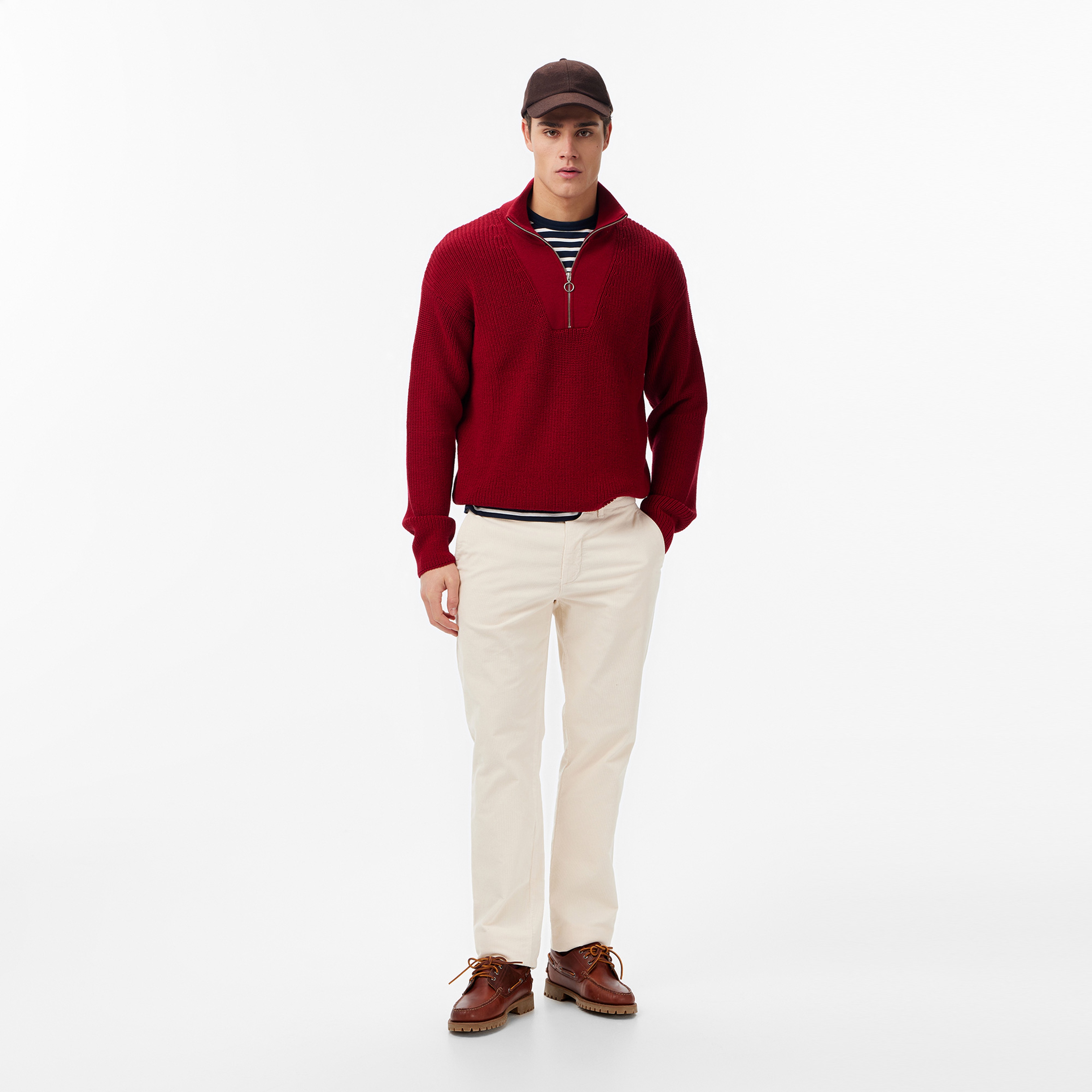 Les Benjamins Regular Fit Erkek Kırmızı Sweatshirt