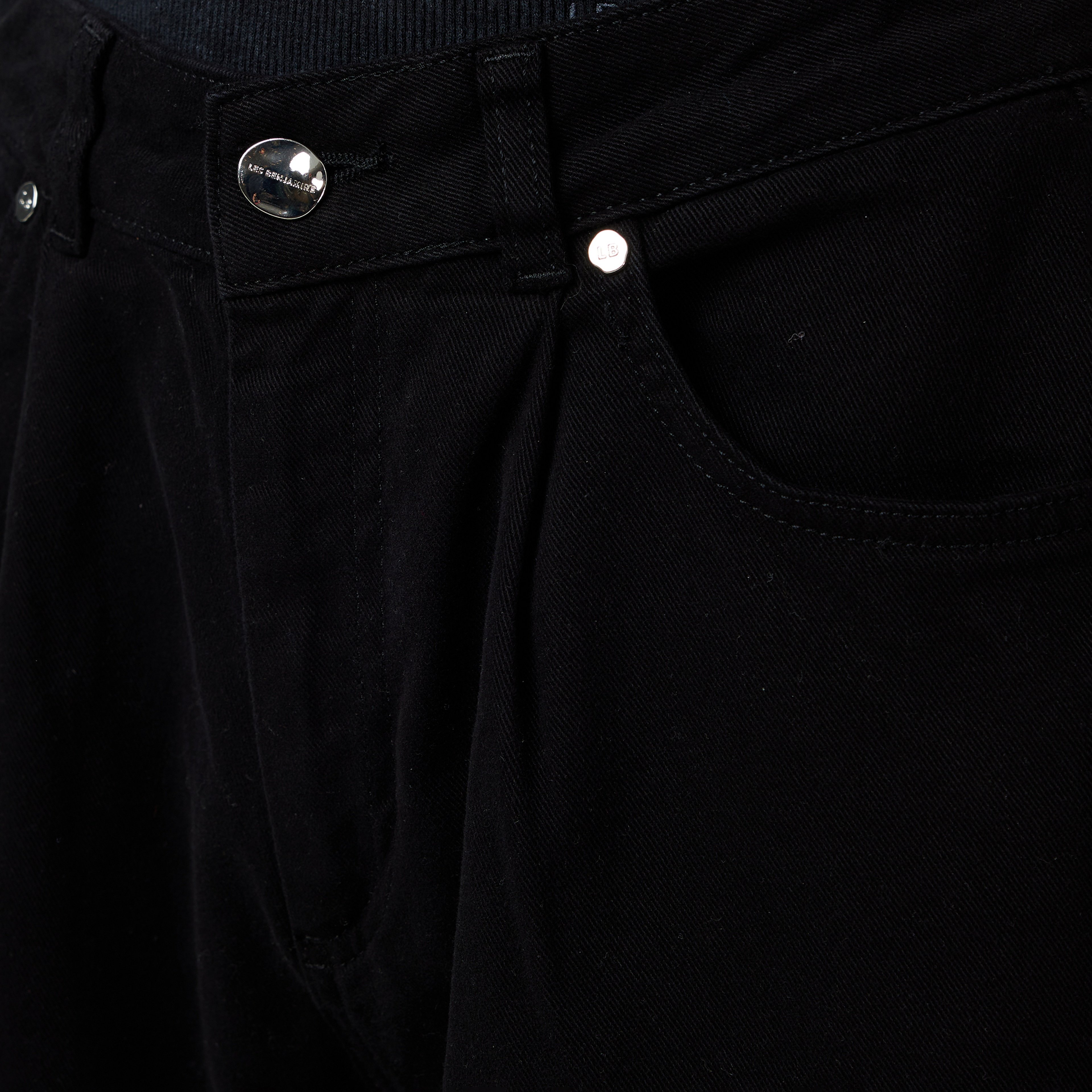 Les Benjamins Regular Fit Kadın Siyah Pantolon