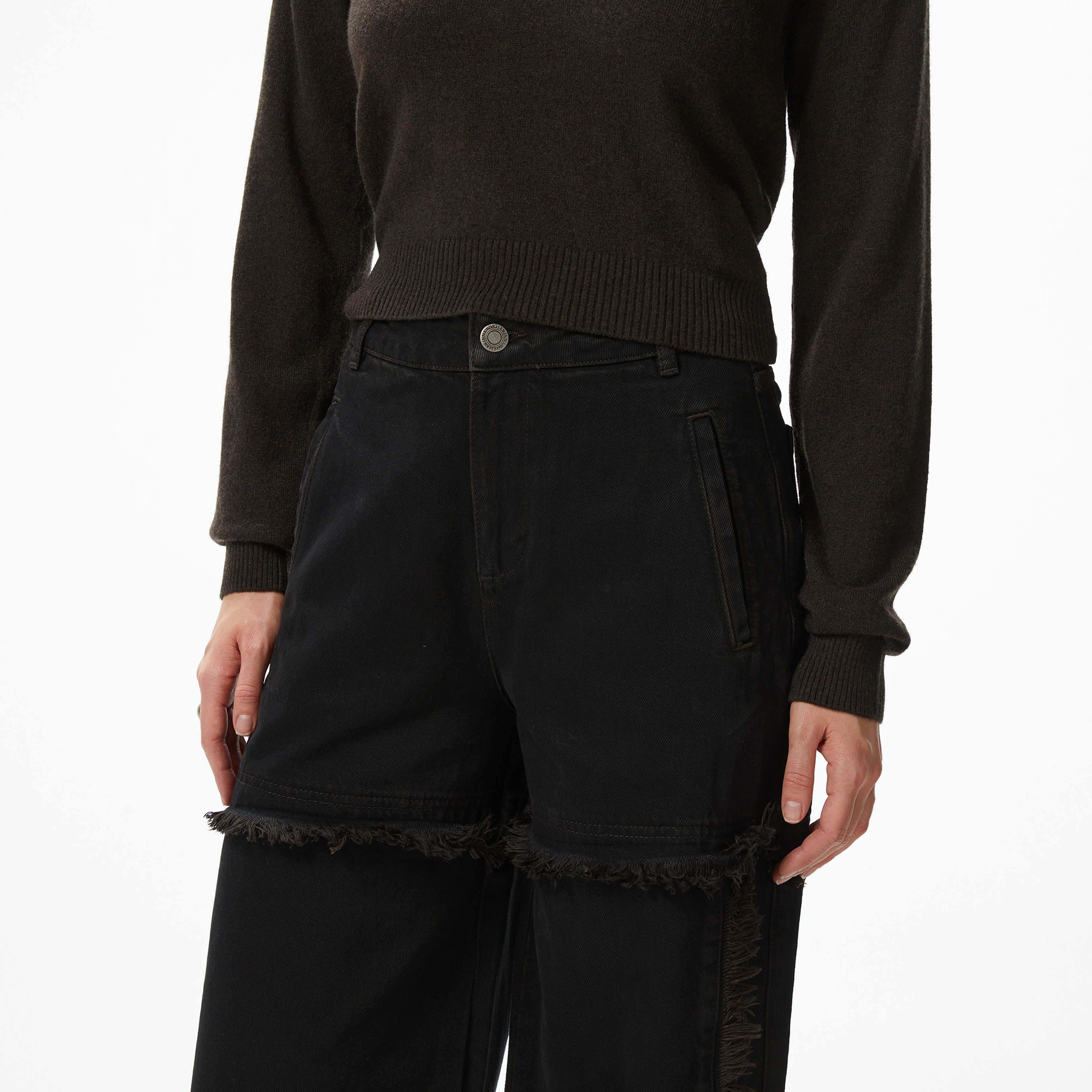 Les Benjamins Regular Fit Kadın Siyah Pantolon