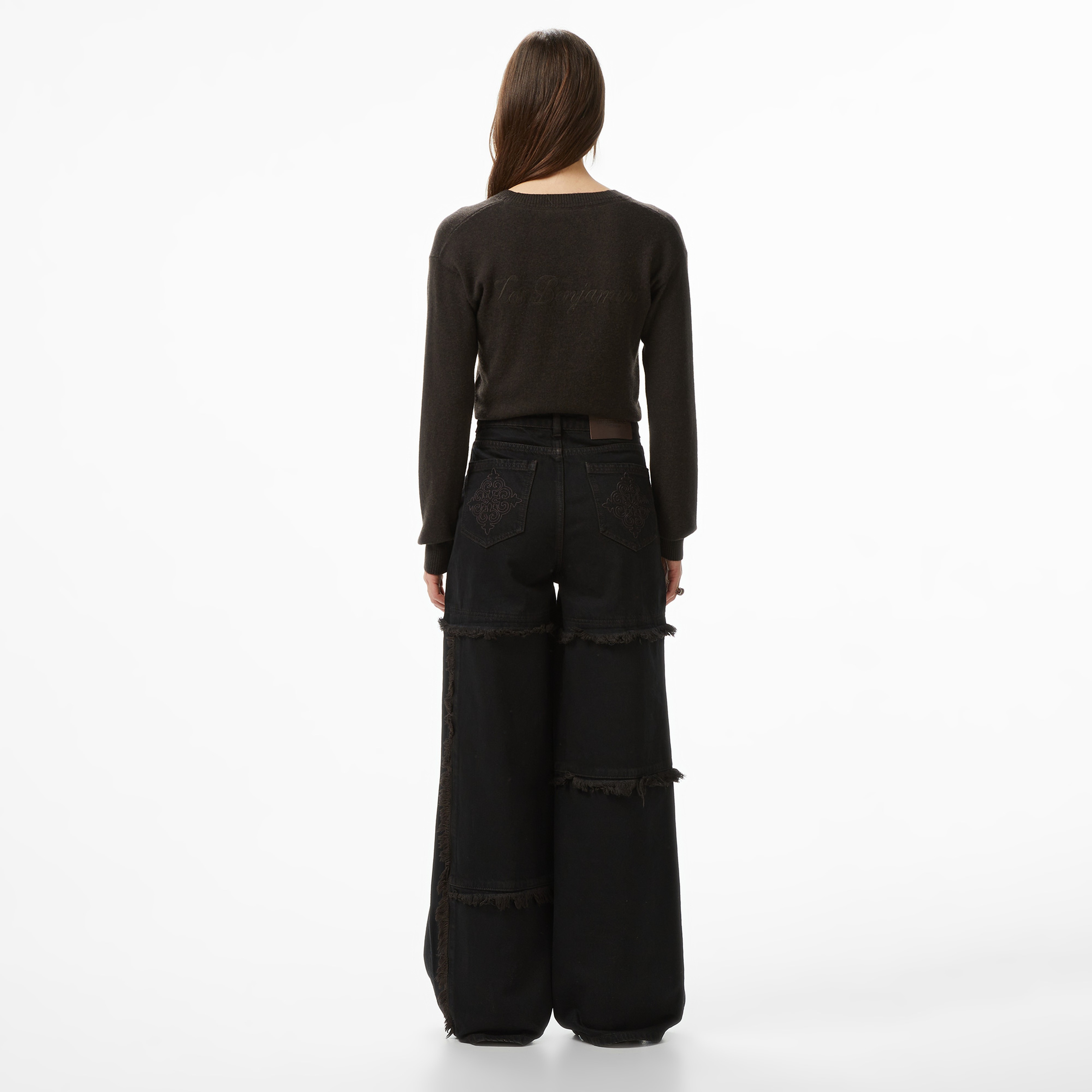 Les Benjamins Regular Fit Kadın Siyah Pantolon